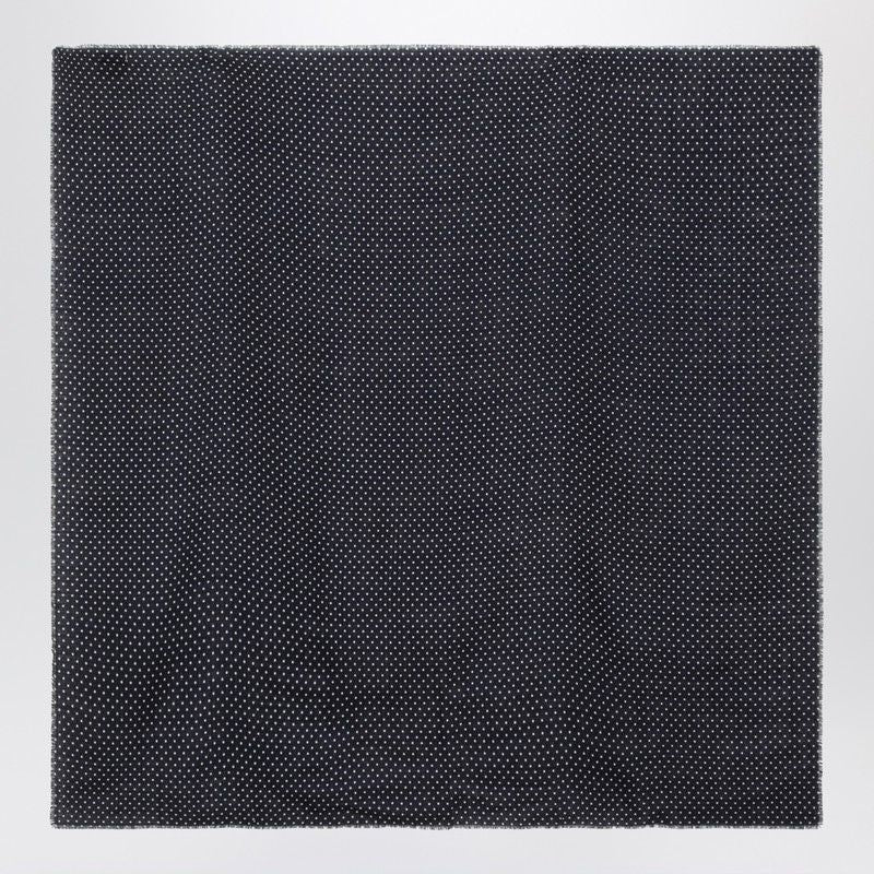 DESTIN Wool Polkadot Bandana with Fringed Edges