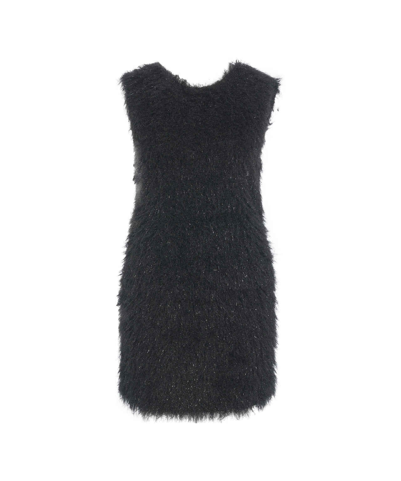 JUCCA Elegant Mini Dress with Fringed Details