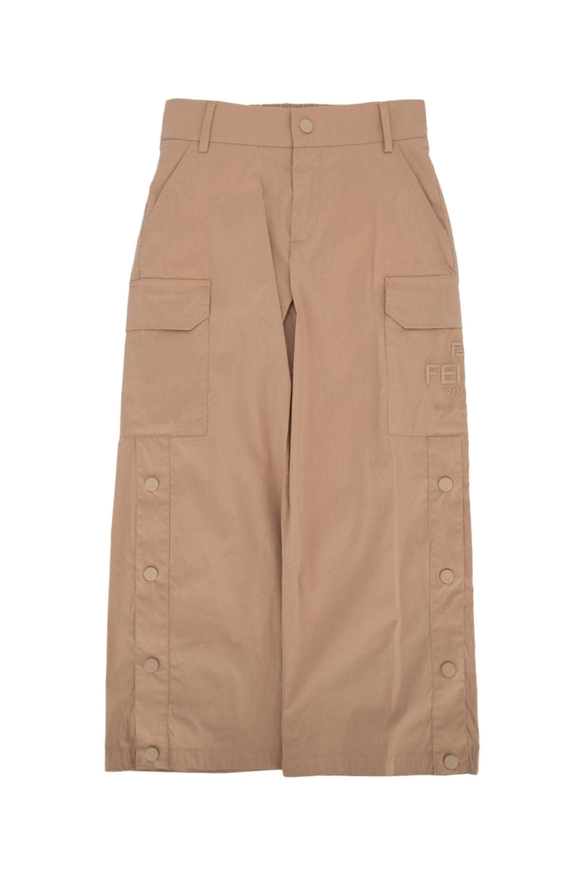 FENDI KIDS Stylish Mini Boy's Trousers for SS24