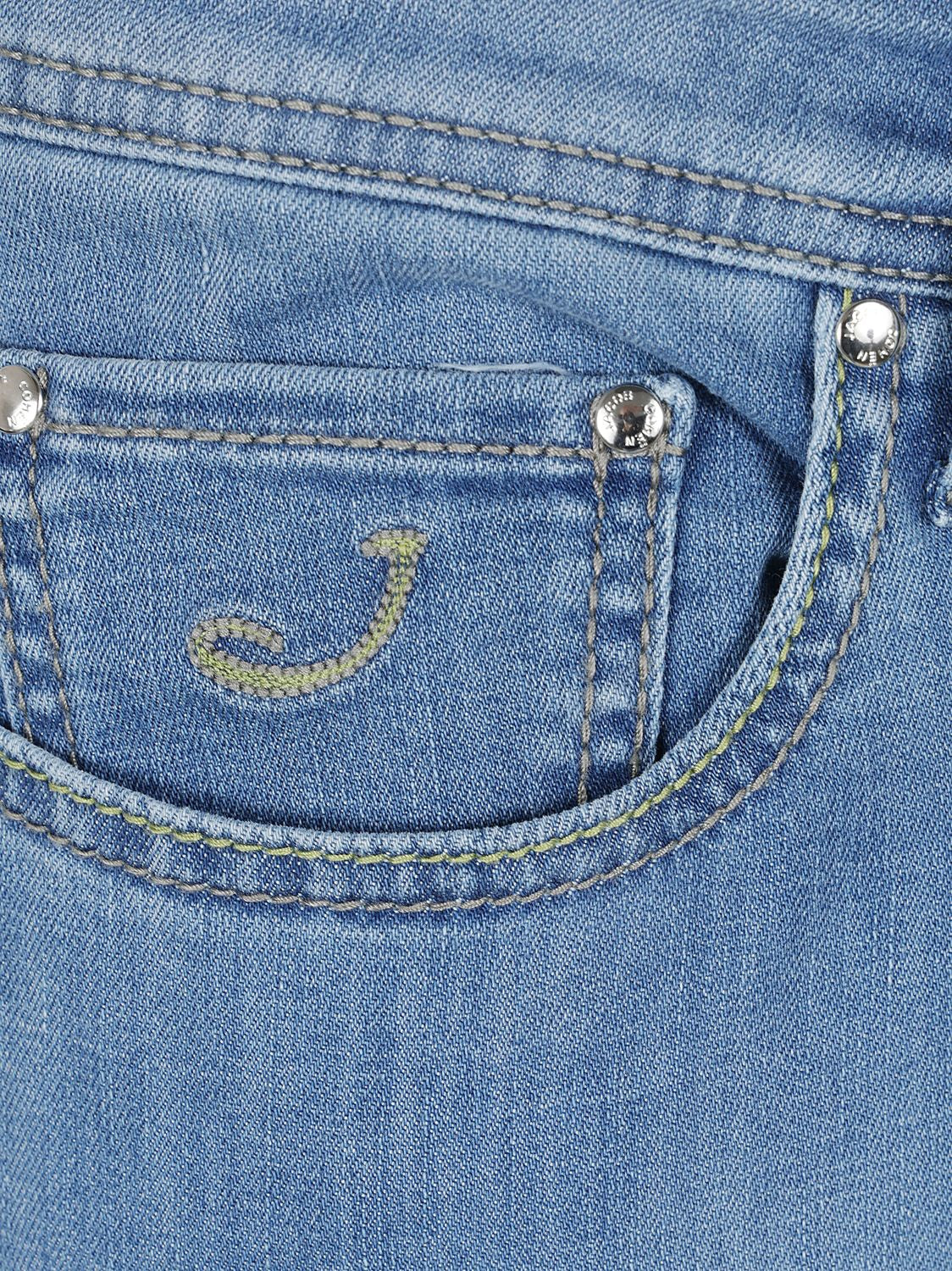 JACOB COHEN Slim Fit 5 Pocket Stretch Pants for Men