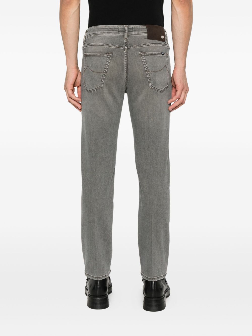 JACOB COHEN Slim Cropped Denim Jeans for Men