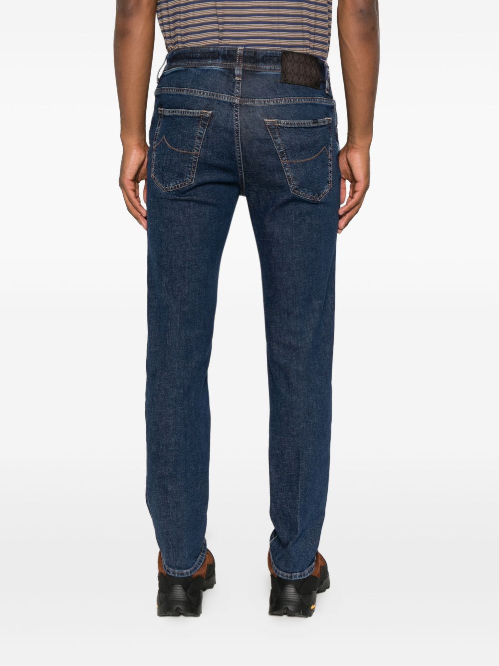 JACOB COHEN Slim Fit Cropped Denim Jeans - FW25