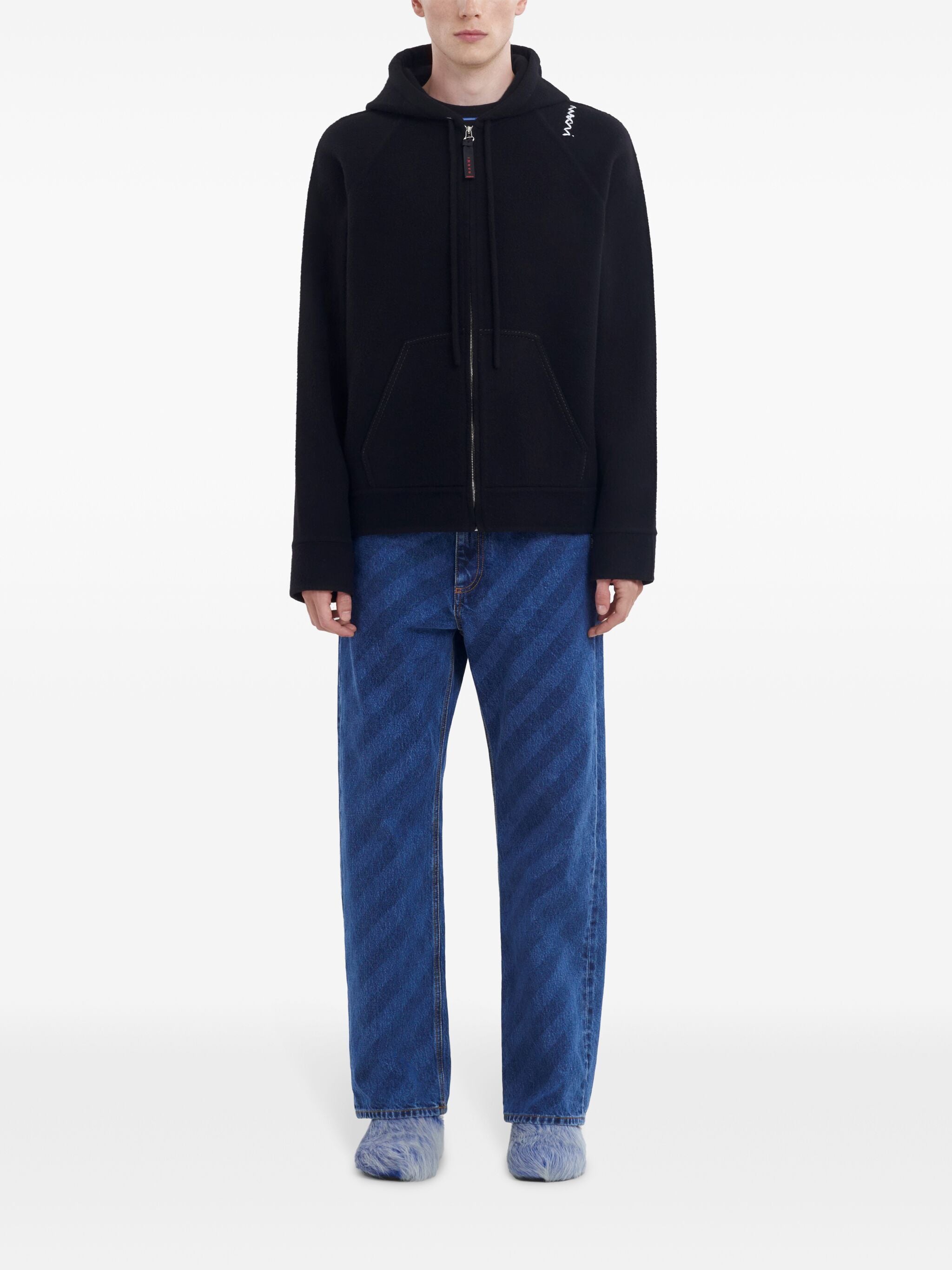 MARNI Stylish Men's Wool Blend Jacket