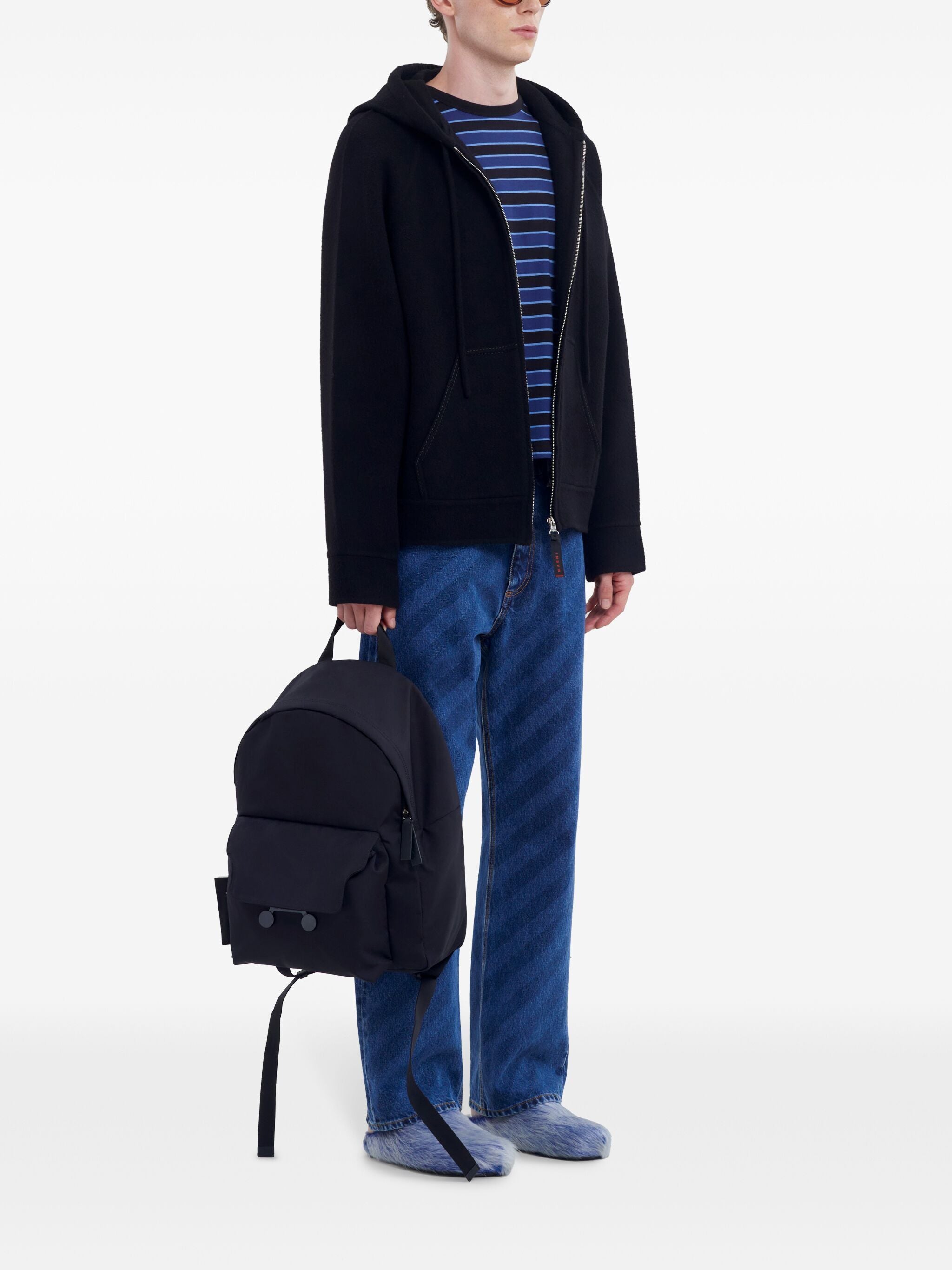 MARNI Stylish Men's Wool Blend Jacket