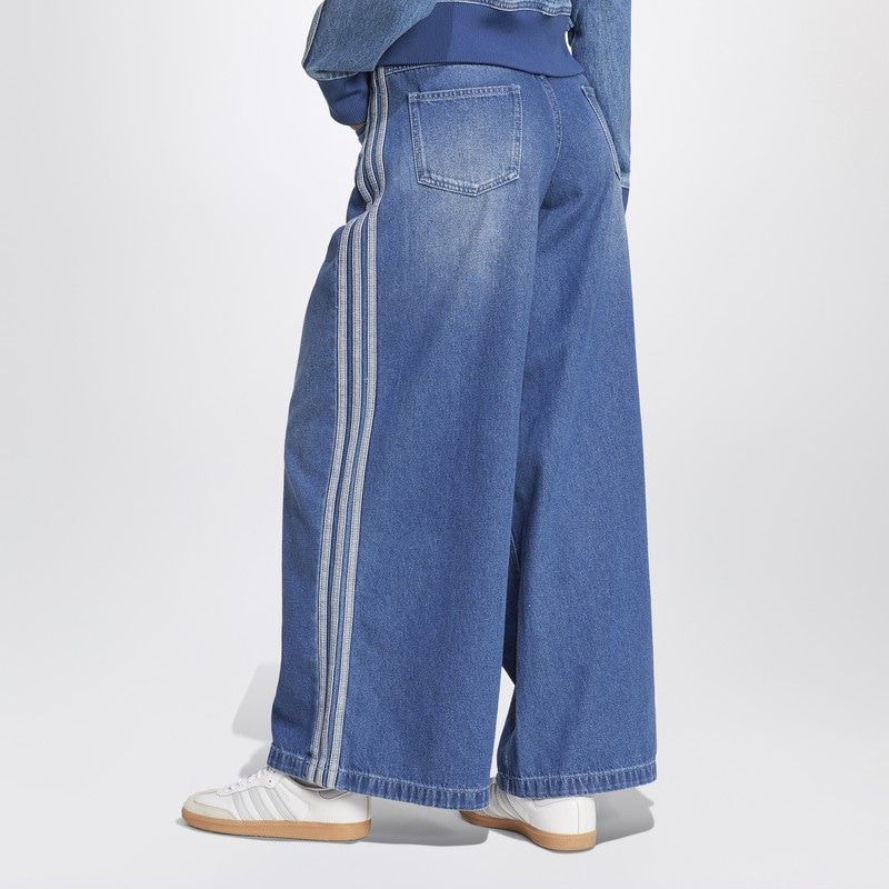 ADIDAS ORIGINALS Mid Rise Wide Leg Jeans