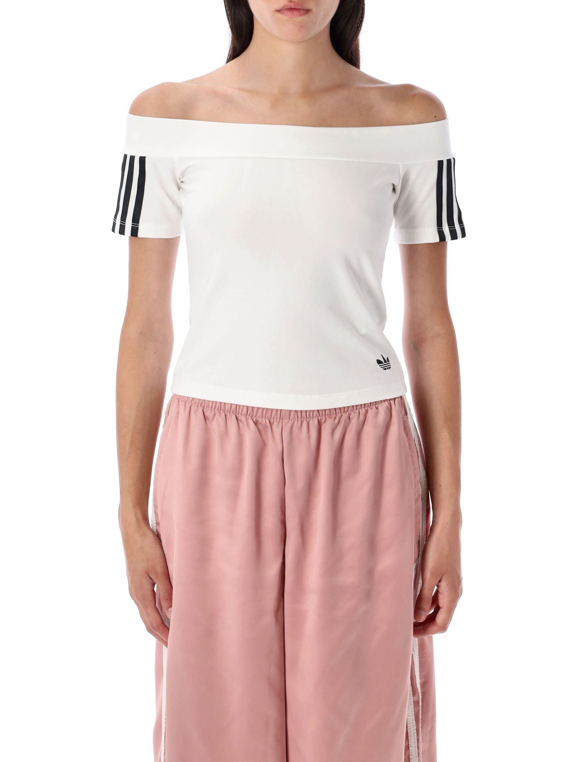 ADIDAS ORIGINALS Off-Shoulder Mini Top for Women - FW25 Collection