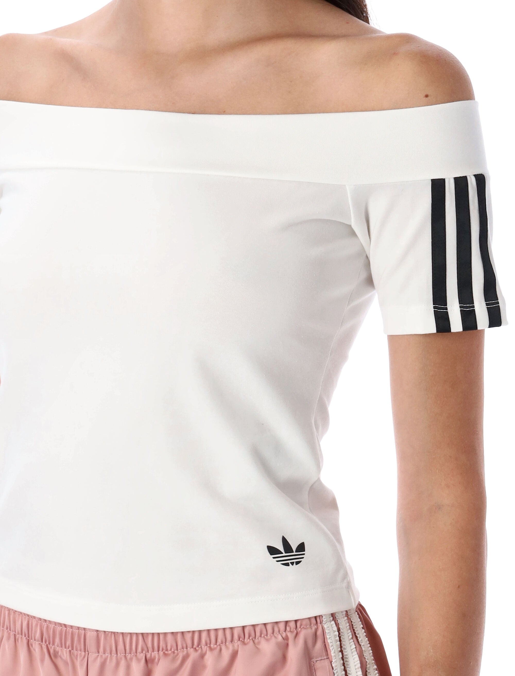 ADIDAS ORIGINALS Off-Shoulder Mini Top for Women - FW25 Collection