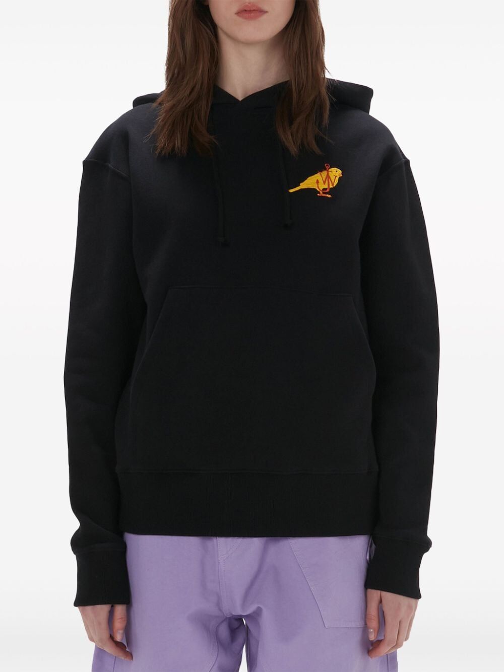 JW ANDERSON Canary Embroidery Logo Sweatshirt