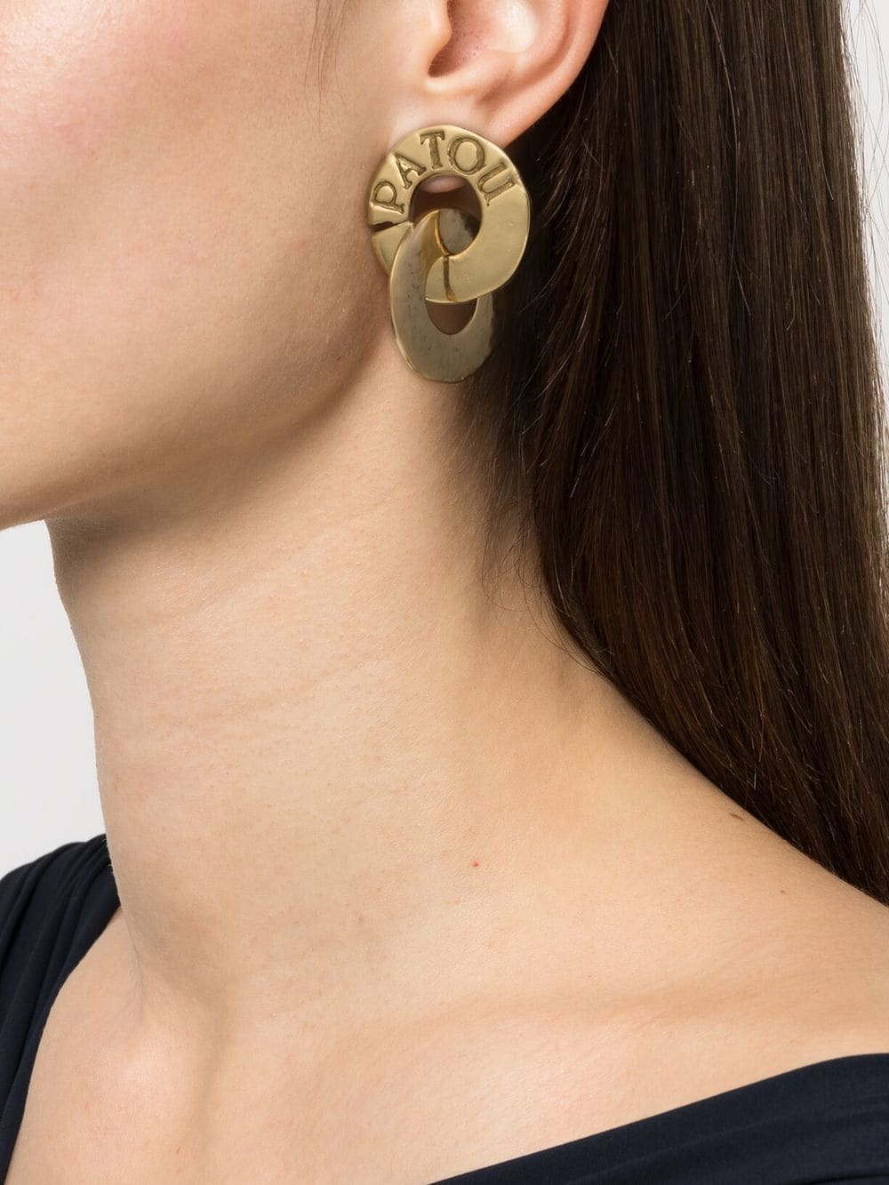 PATOU Antique Coins Mini Earrings