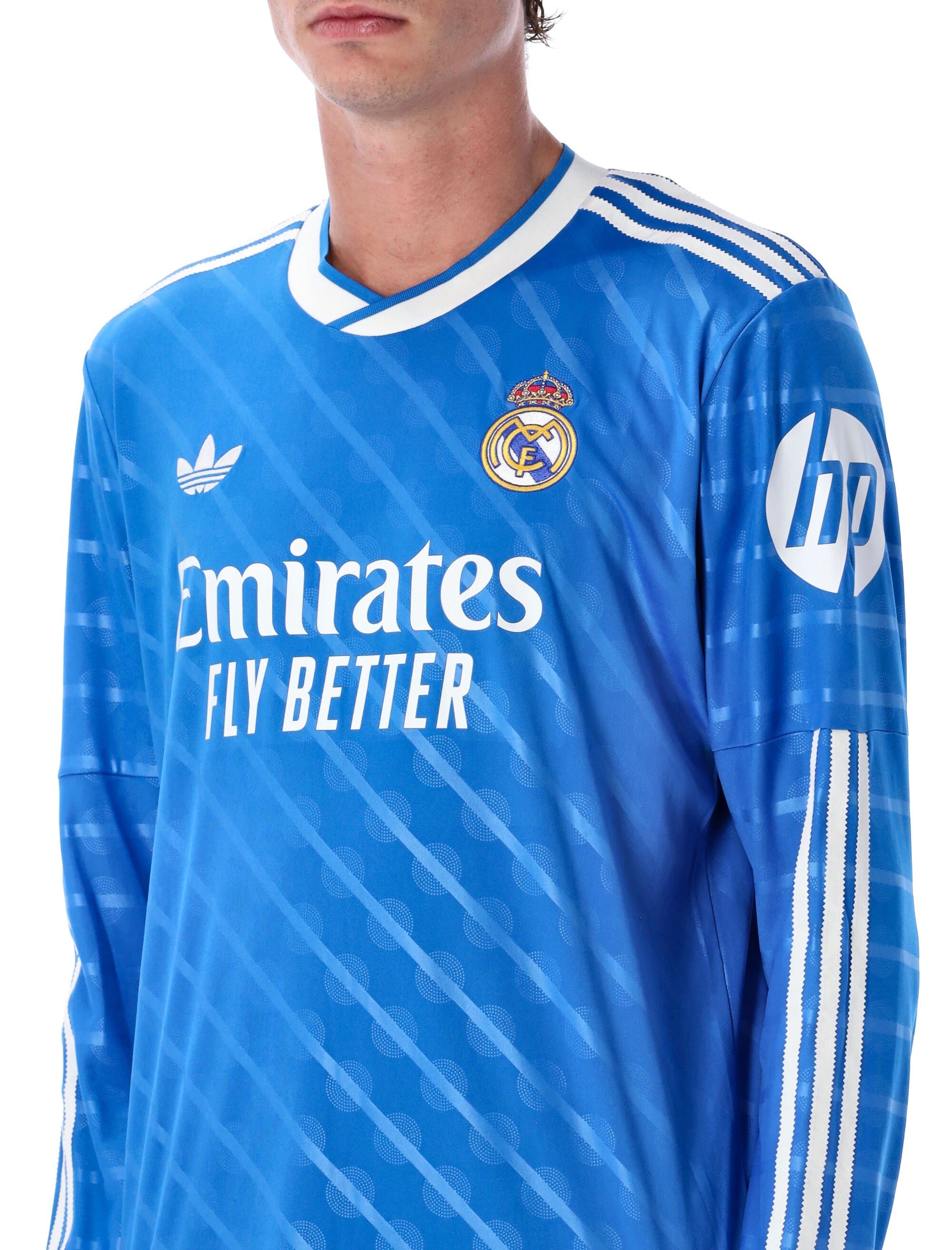 ADIDAS ORIGINALS Real Madrid 25/26 Long Sleeve Third T-Shirt - Size L