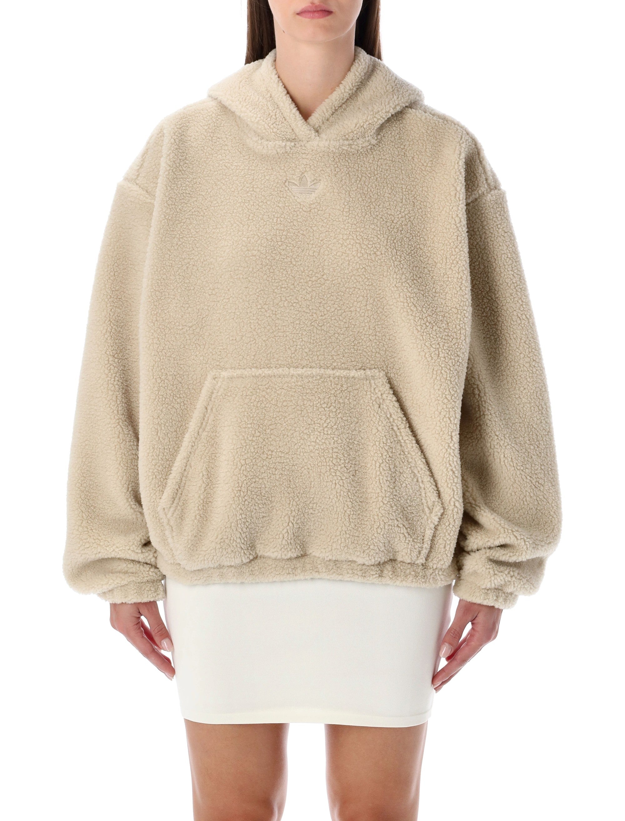 ADIDAS ORIGINALS Oversized Teddy Hoodie - Women's Size S