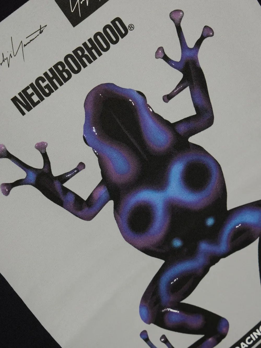 Y-3 X NEIGHBORHOOD Graphic Print Crew Neck Mini T-Shirt