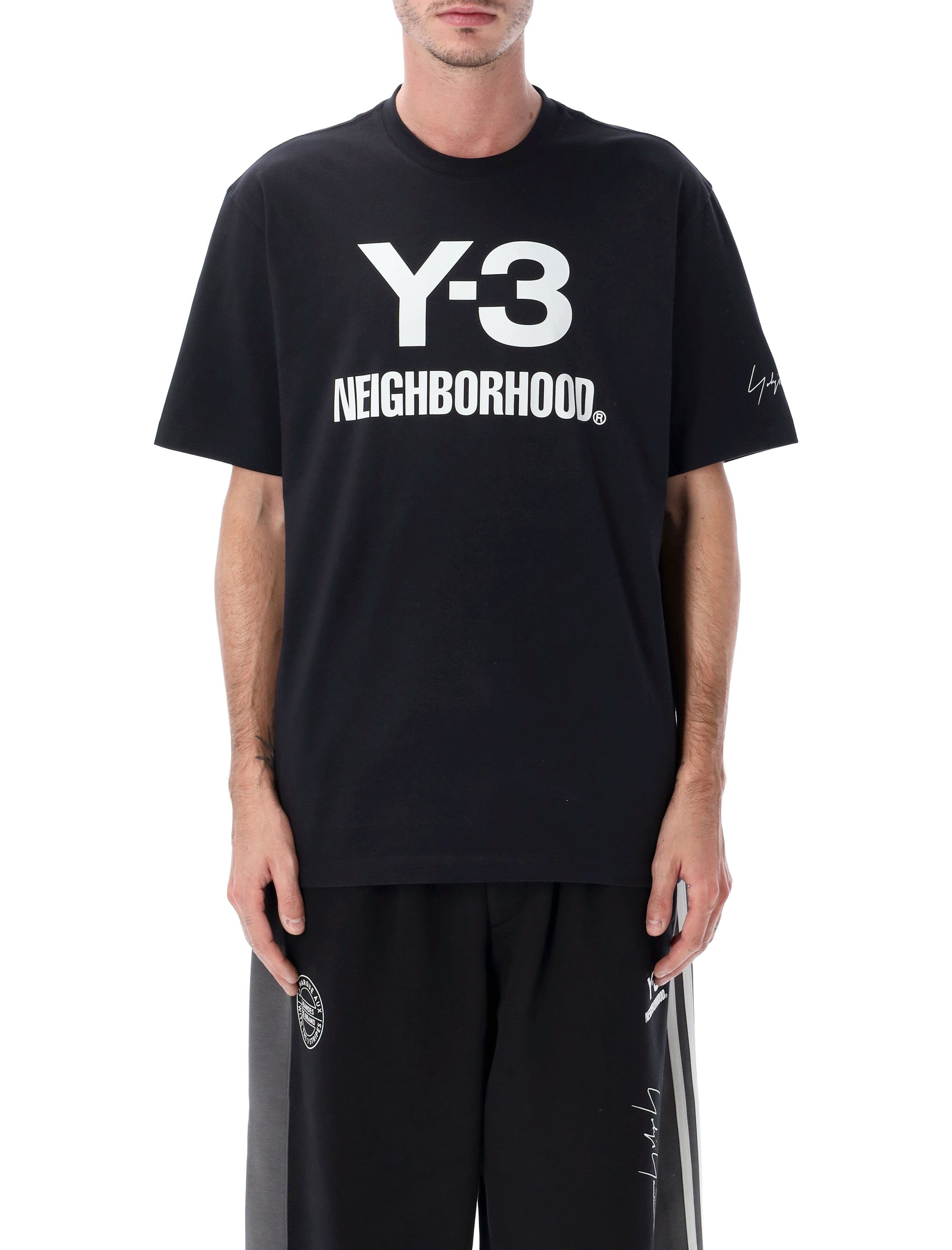 Y-3 X NEIGHBORHOOD Oversized Mini Logo T-Shirt - Relaxed Fit