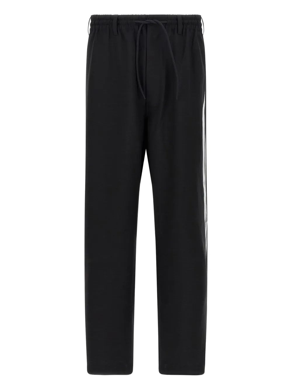 Y-3 Men's Drawstring Trousers with Side Stripes