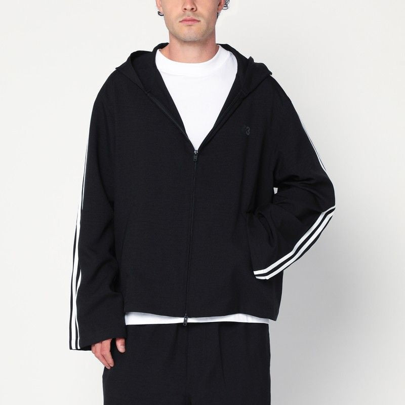 Y-3 3-STRIPES ZIP HOODIE FOR MEN