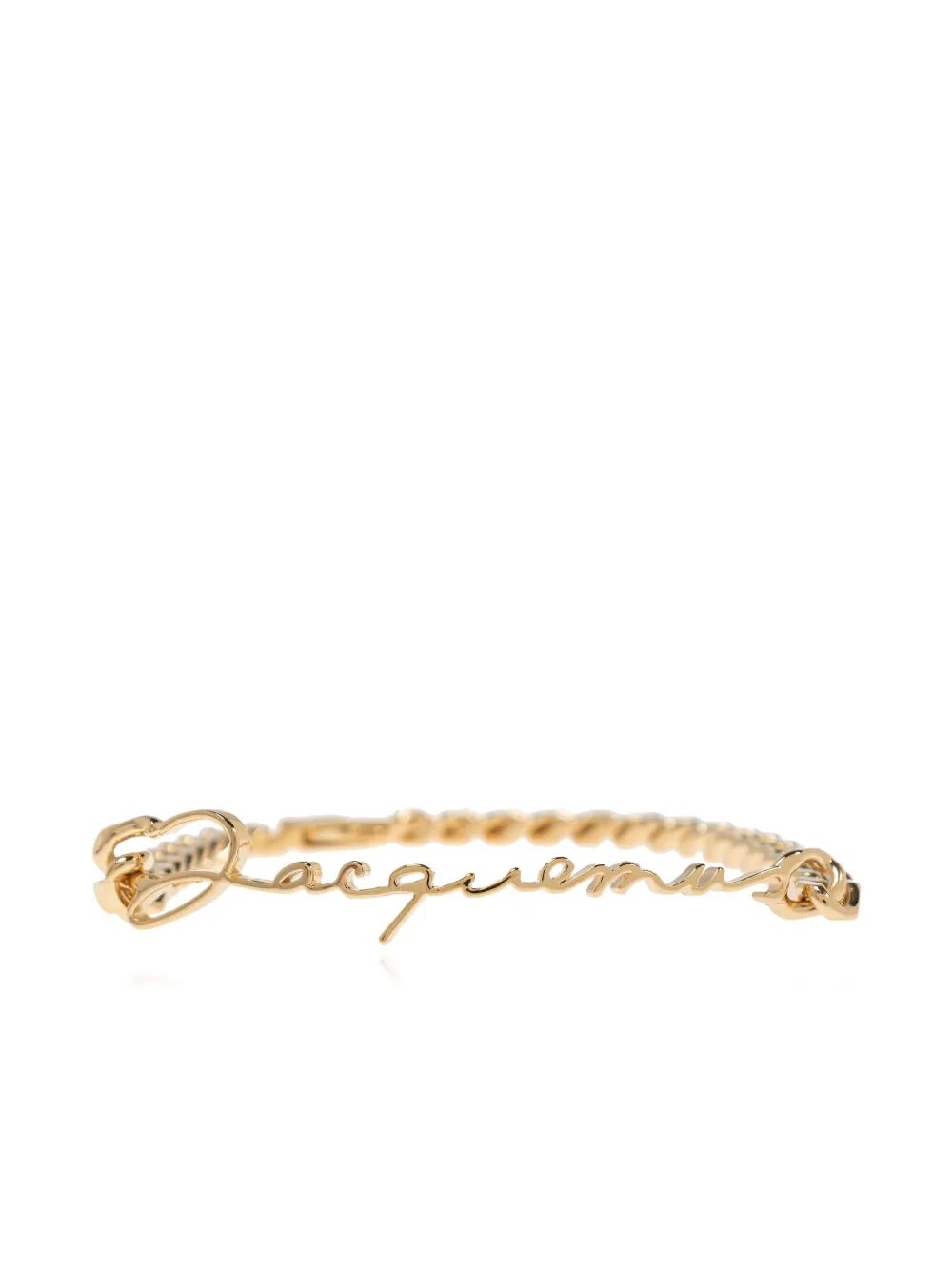 JACQUEMUS Chic Gold Brass Bracelet for Women
