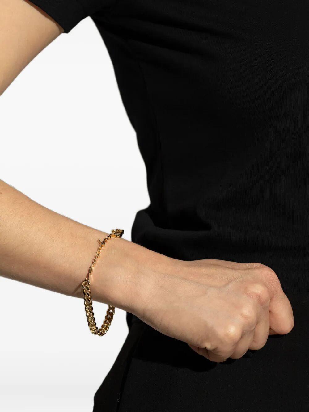 JACQUEMUS Chic Gold Brass Bracelet for Women