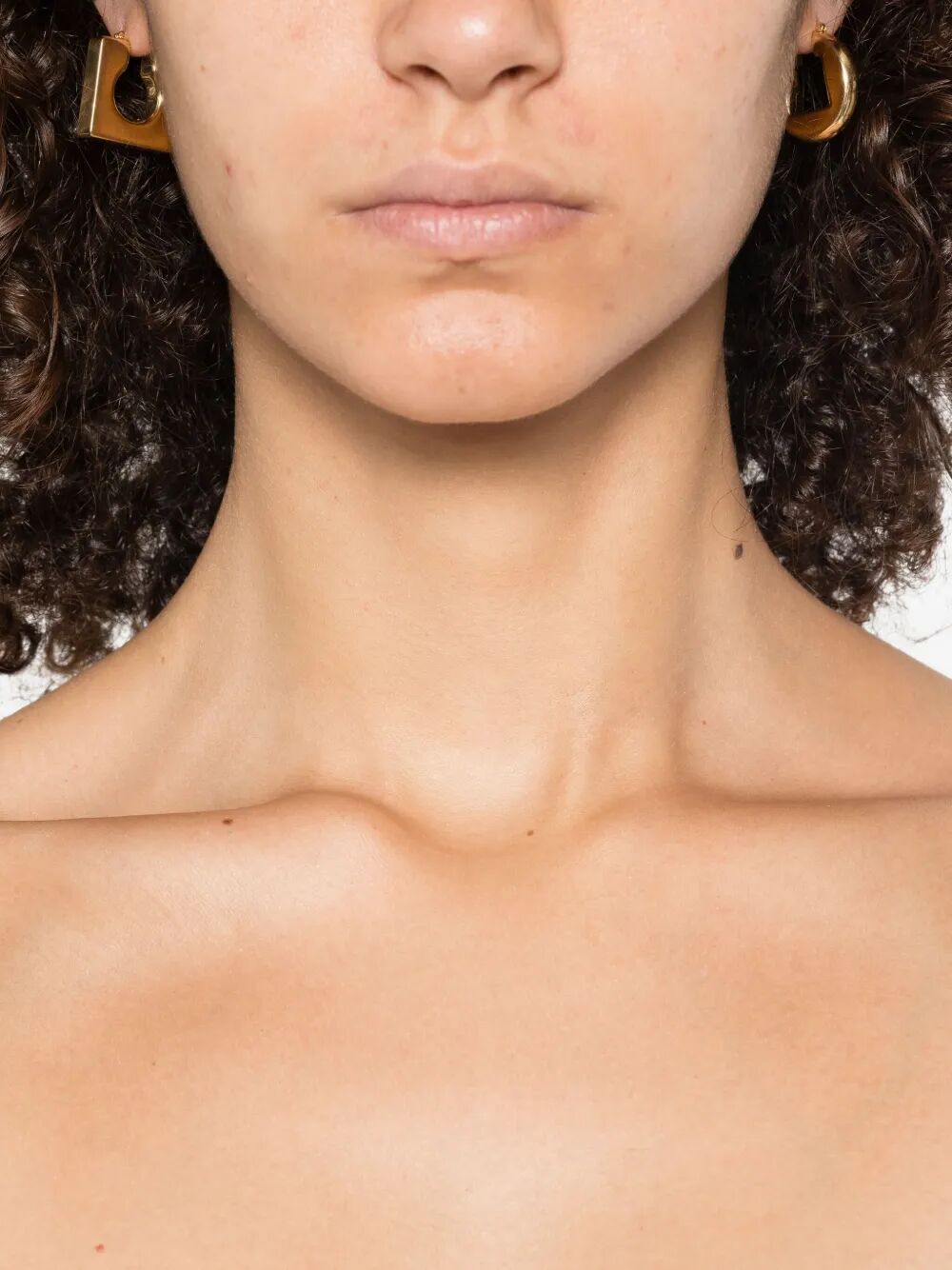 JACQUEMUS Square Hoop Earrings