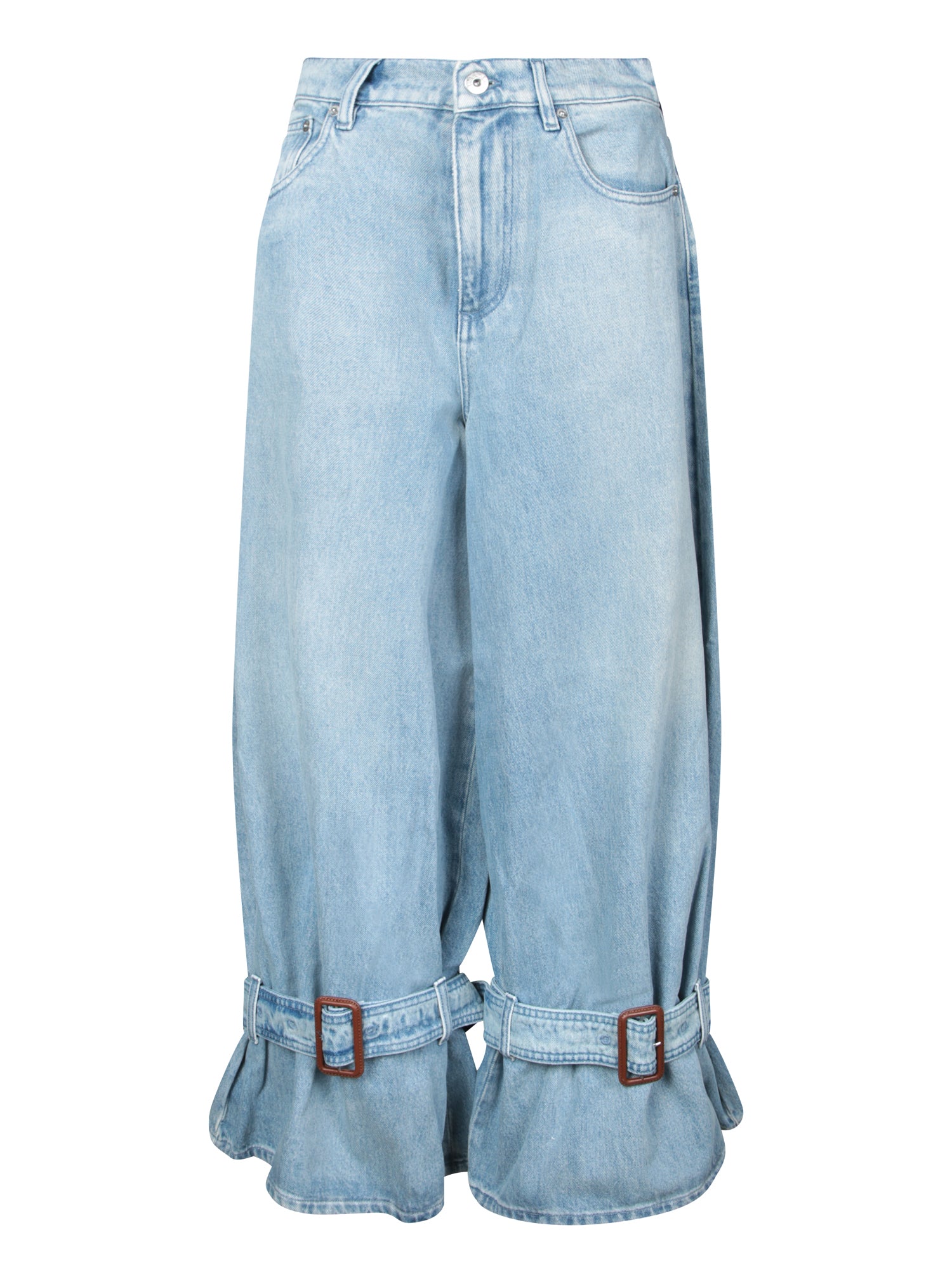 JW ANDERSON High-Waisted Wide-Leg Jeans