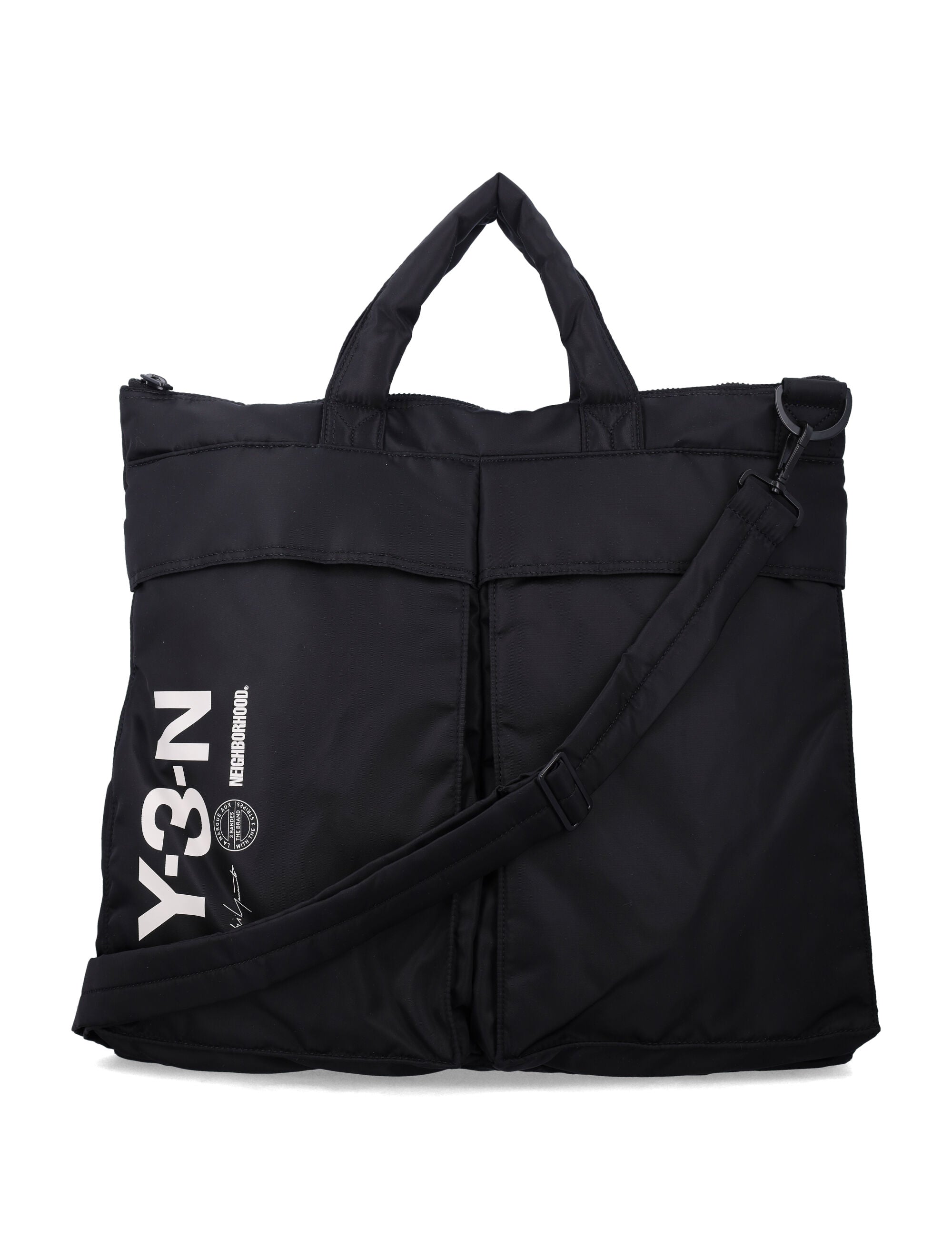 Y-3 X NEIGHBORHOOD Padded Nylon Tote Handbag 48 CM x 45 CM