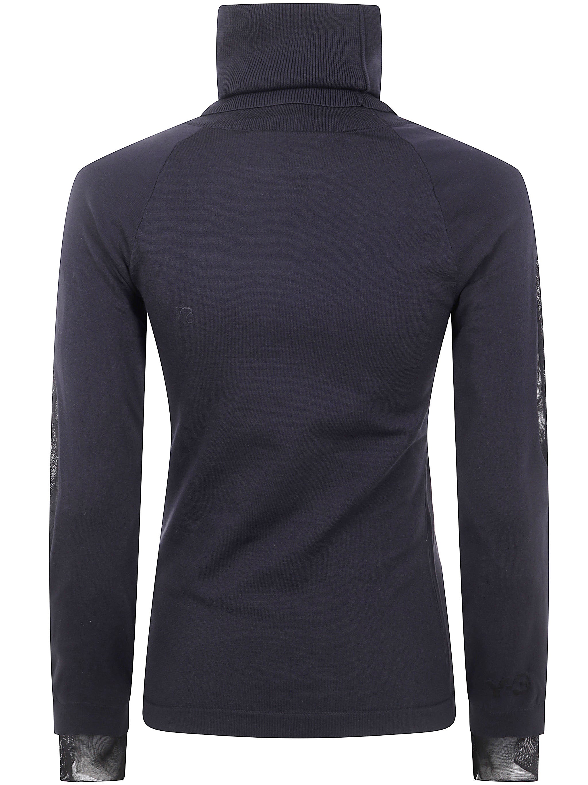 Y-3 Stylish Long-Sleeve Turtleneck Top
