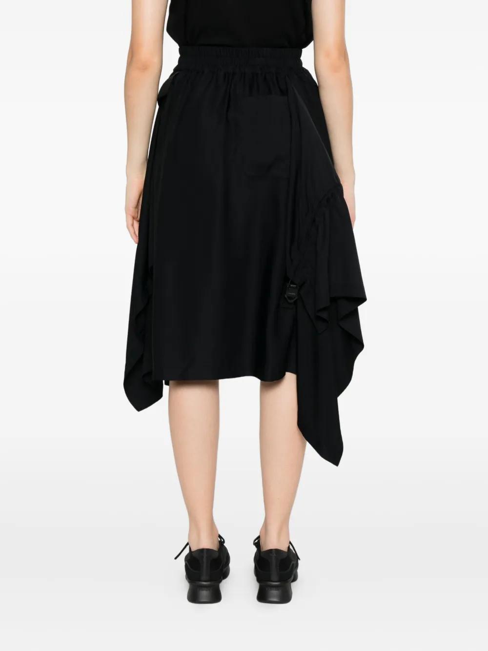 Y-3 Asymmetrical Midi Skirt