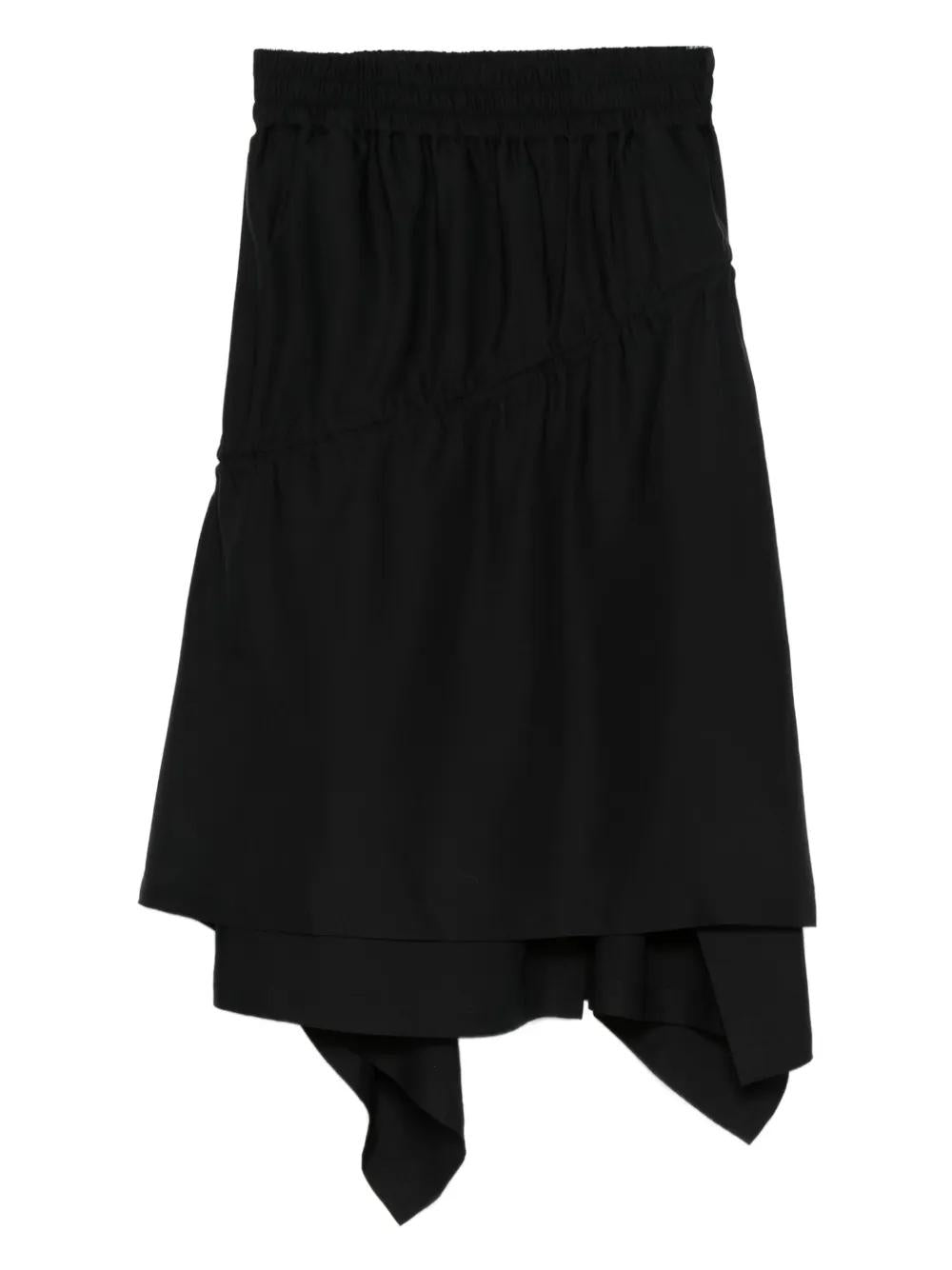 Y-3 Asymmetrical Midi Skirt