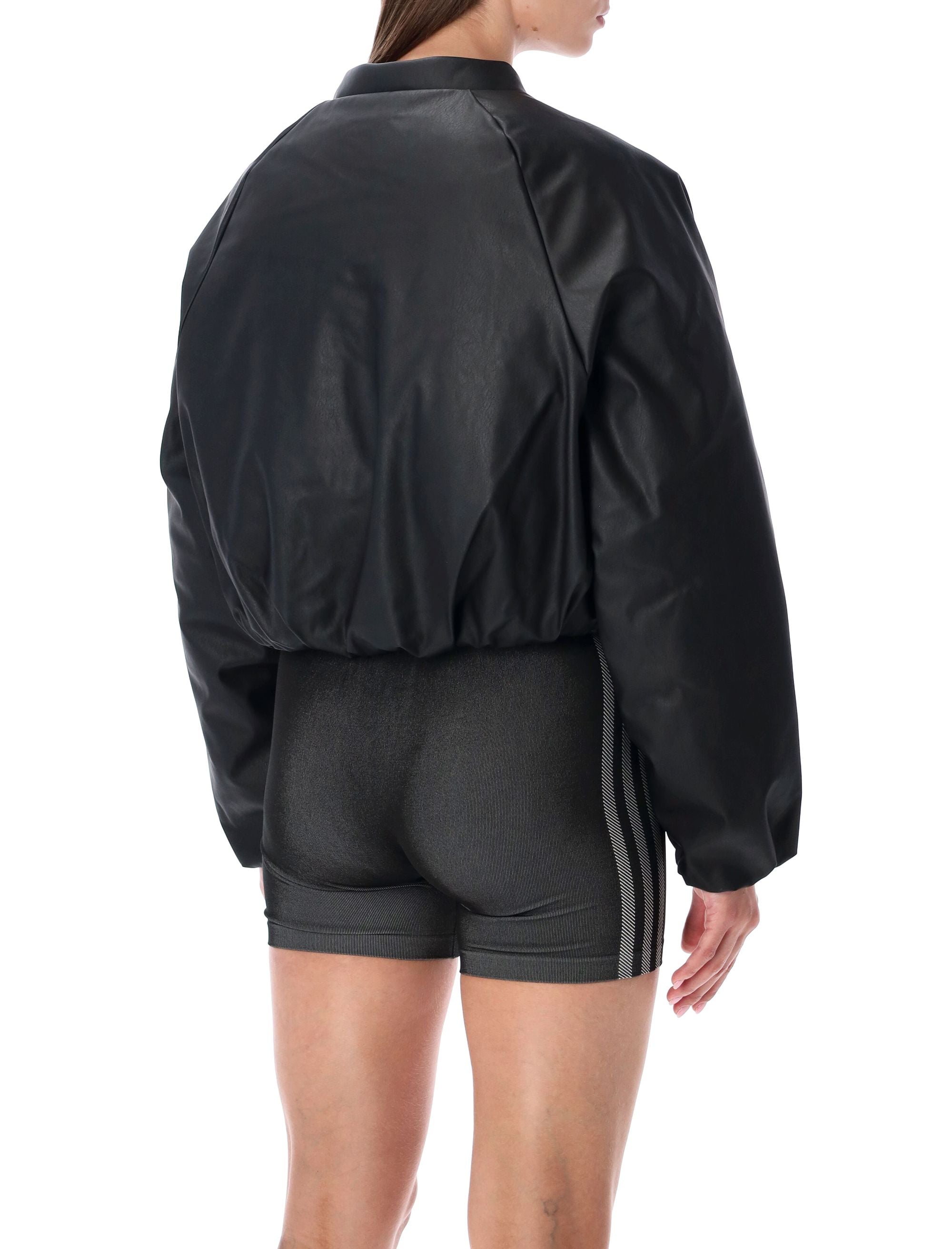 ADIDAS ORIGINALS Mini Pleather Bomber Jacket