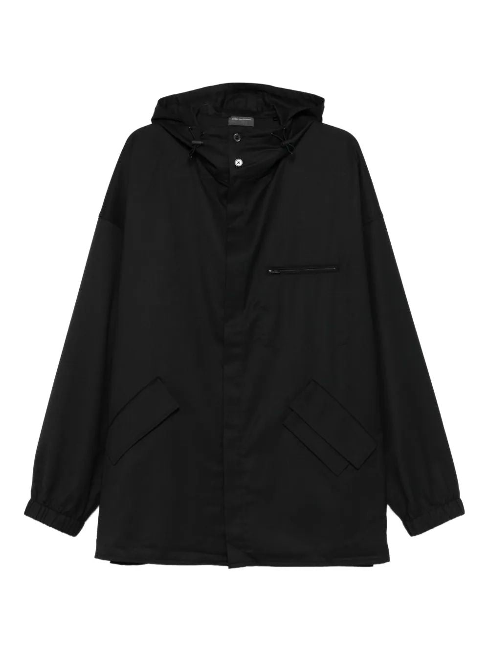 Y-3 Contemporary Relaxed Fit Hoodie Top