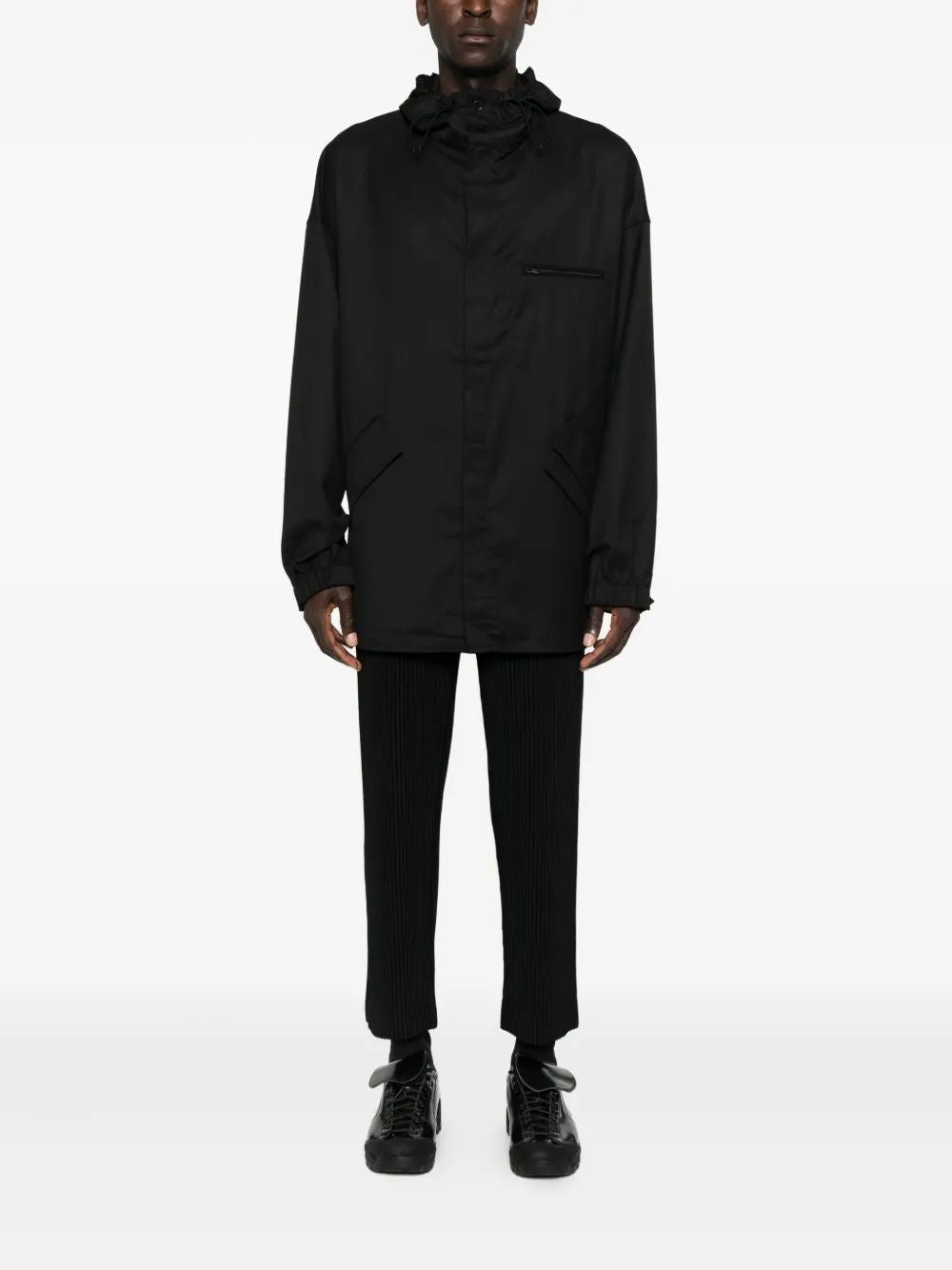 Y-3 Contemporary Relaxed Fit Hoodie Top