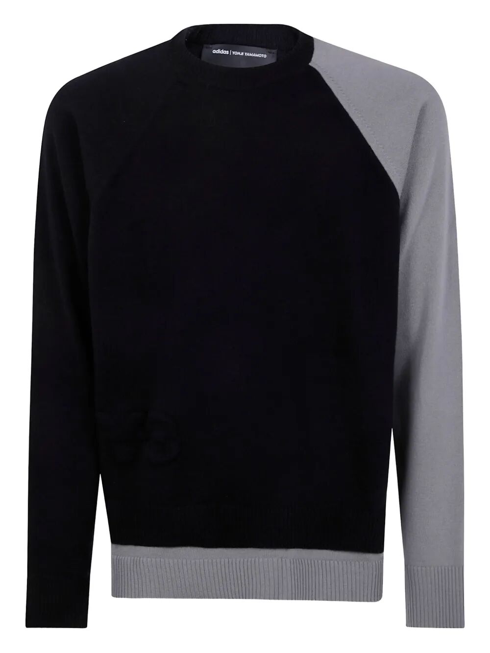 Y-3 Men's AND-3 Logo Knit Crew Sweater