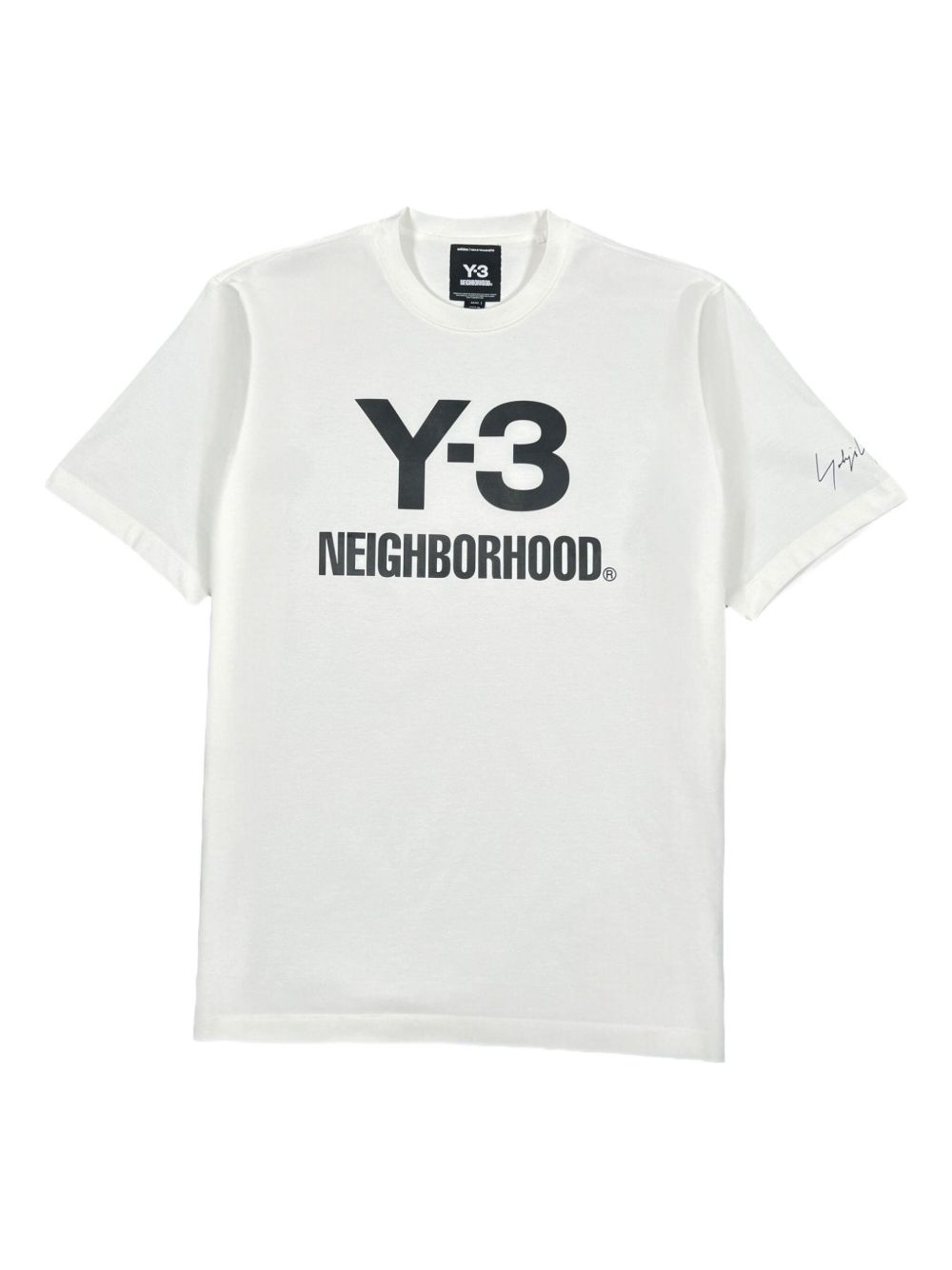 Y-3 X NEIGHBORHOOD Logo Print Cotton T-Shirt - Men’s Short Sleeves