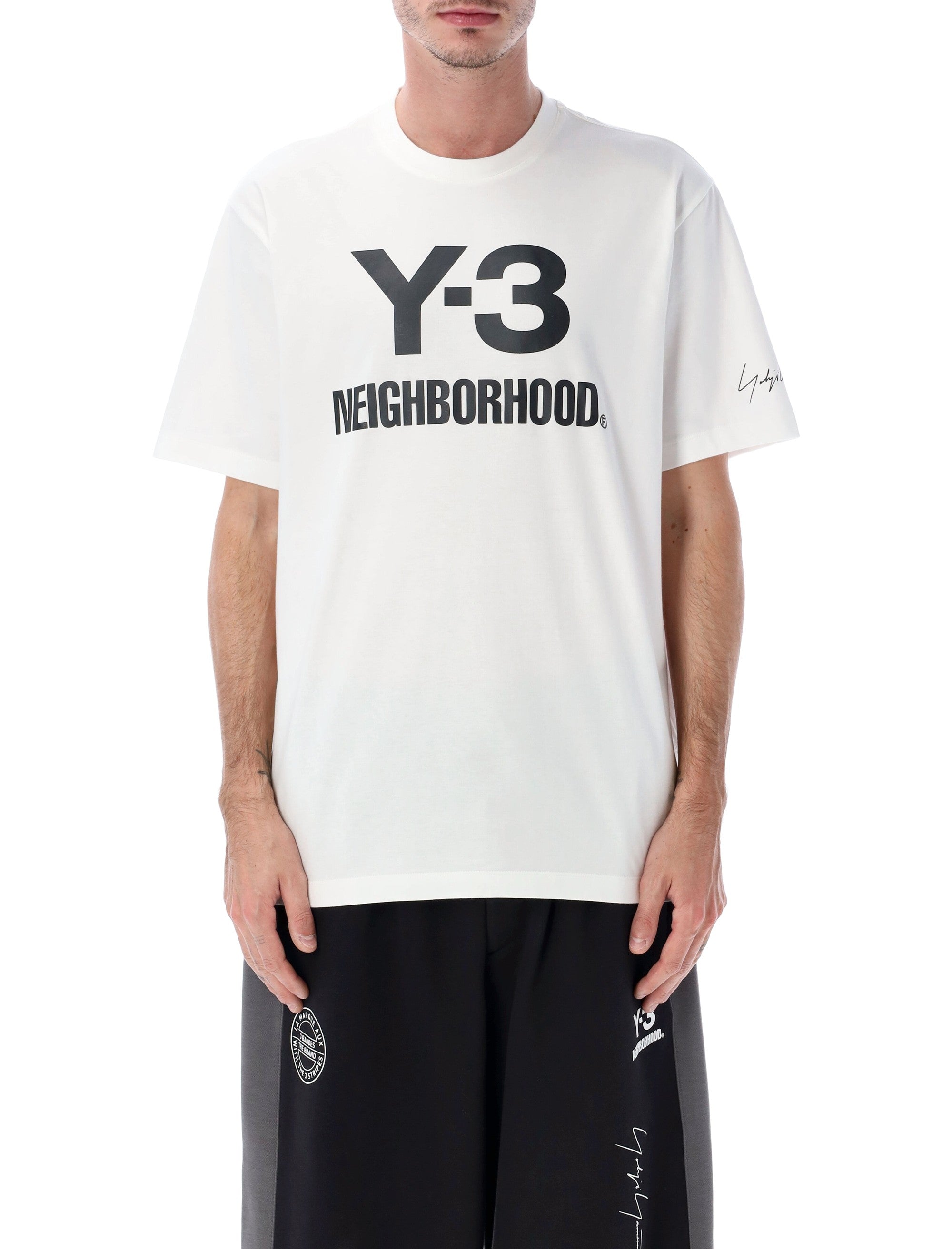 Y-3 X NEIGHBORHOOD Oversized Cotton Logo T-Shirt - FW25
