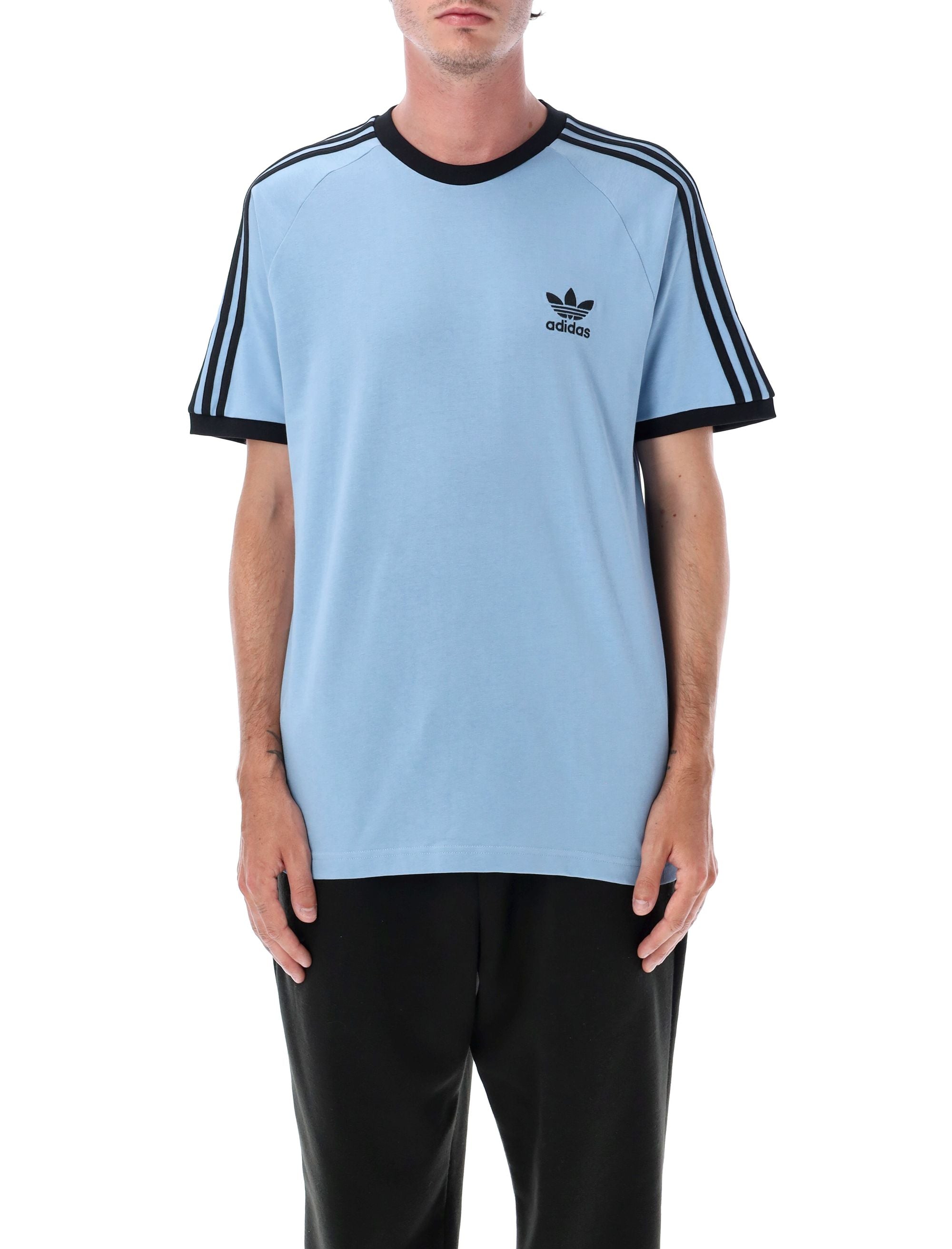 ADIDAS ORIGINALS Classics 3-Stripes Slim Fit Tee - Size L