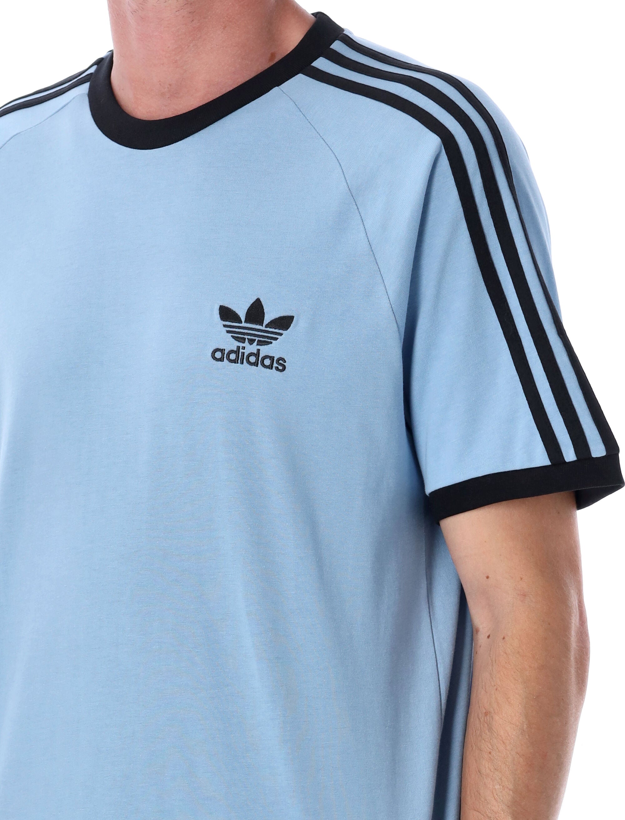 ADIDAS ORIGINALS Classics 3-Stripes Slim Fit Tee - Size L