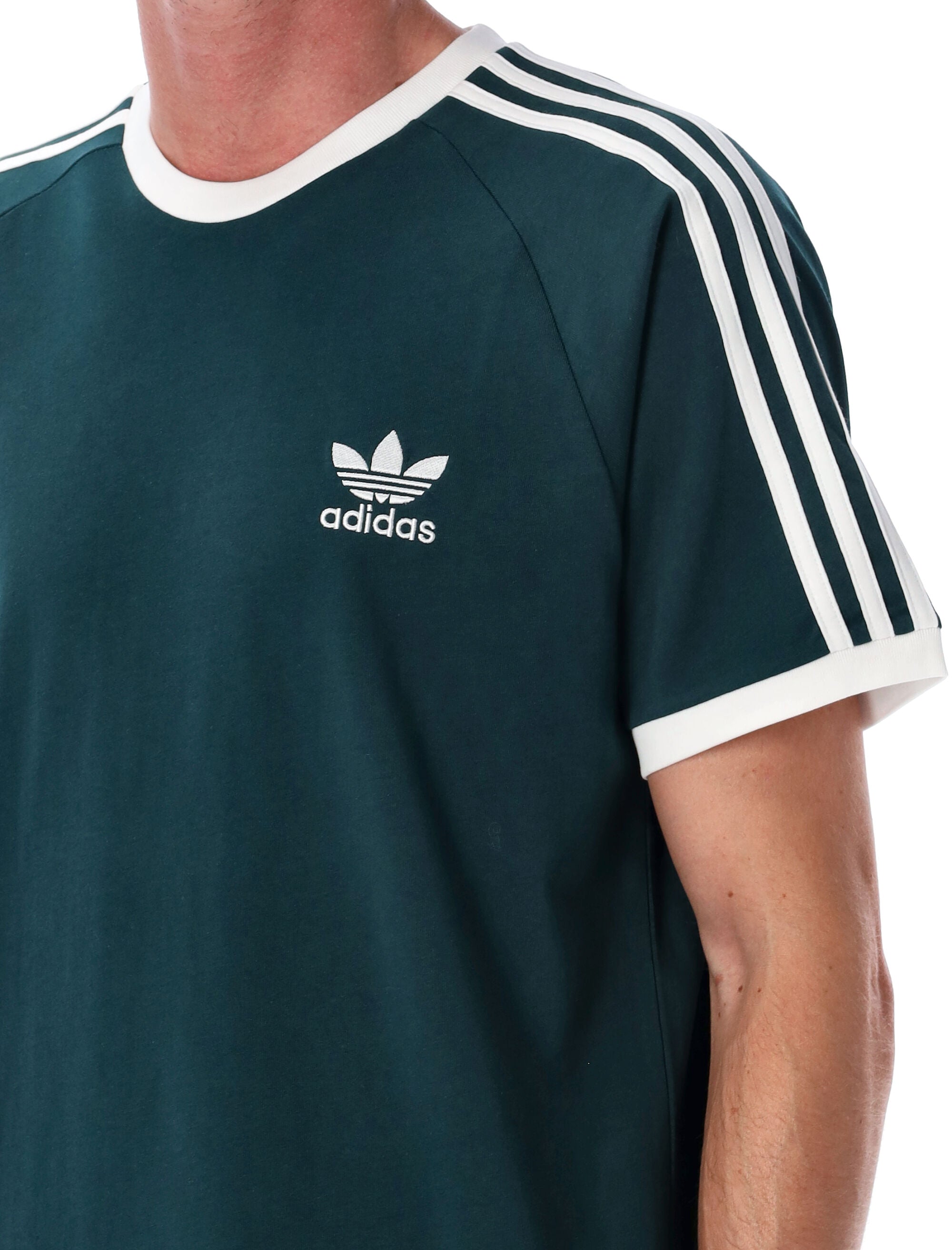 ADIDAS ORIGINALS Men's Slim Fit 3-Stripes Cotton T-Shirt