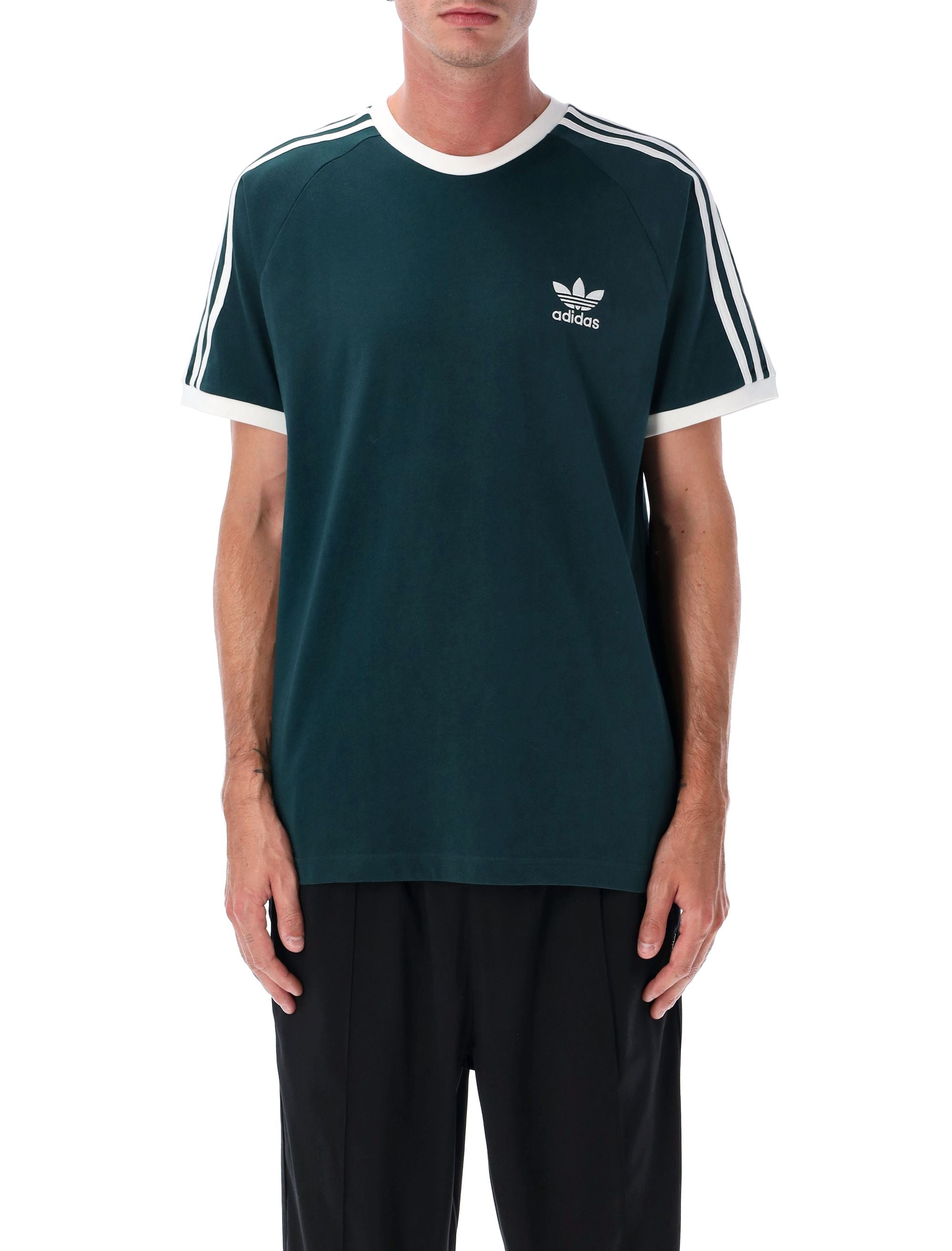 ADIDAS ORIGINALS Men's Slim Fit 3-Stripes Cotton T-Shirt