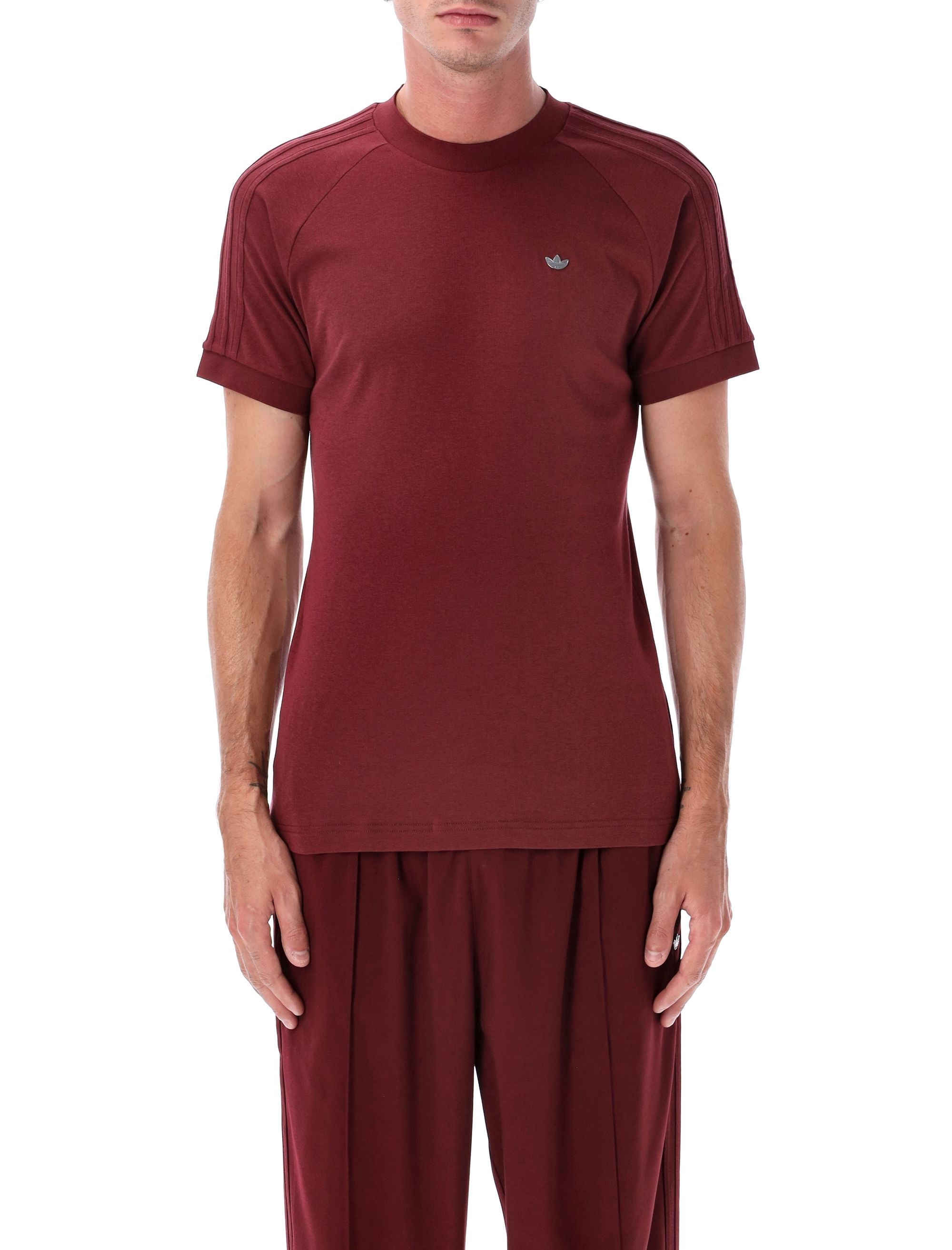 ADIDAS ORIGINALS Premium Mini Wool-Blend T-Shirt - Slim Fit