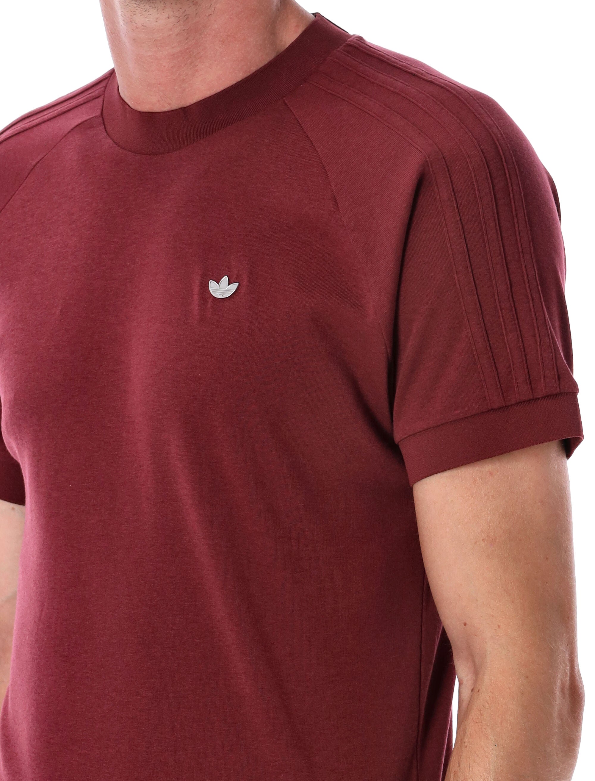 ADIDAS ORIGINALS Premium Mini Wool-Blend T-Shirt - Slim Fit