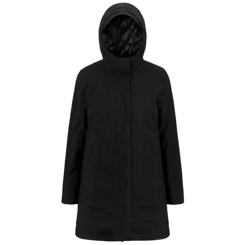 K-WAY Contemporary Trapeze Jacket with Detachable Hood