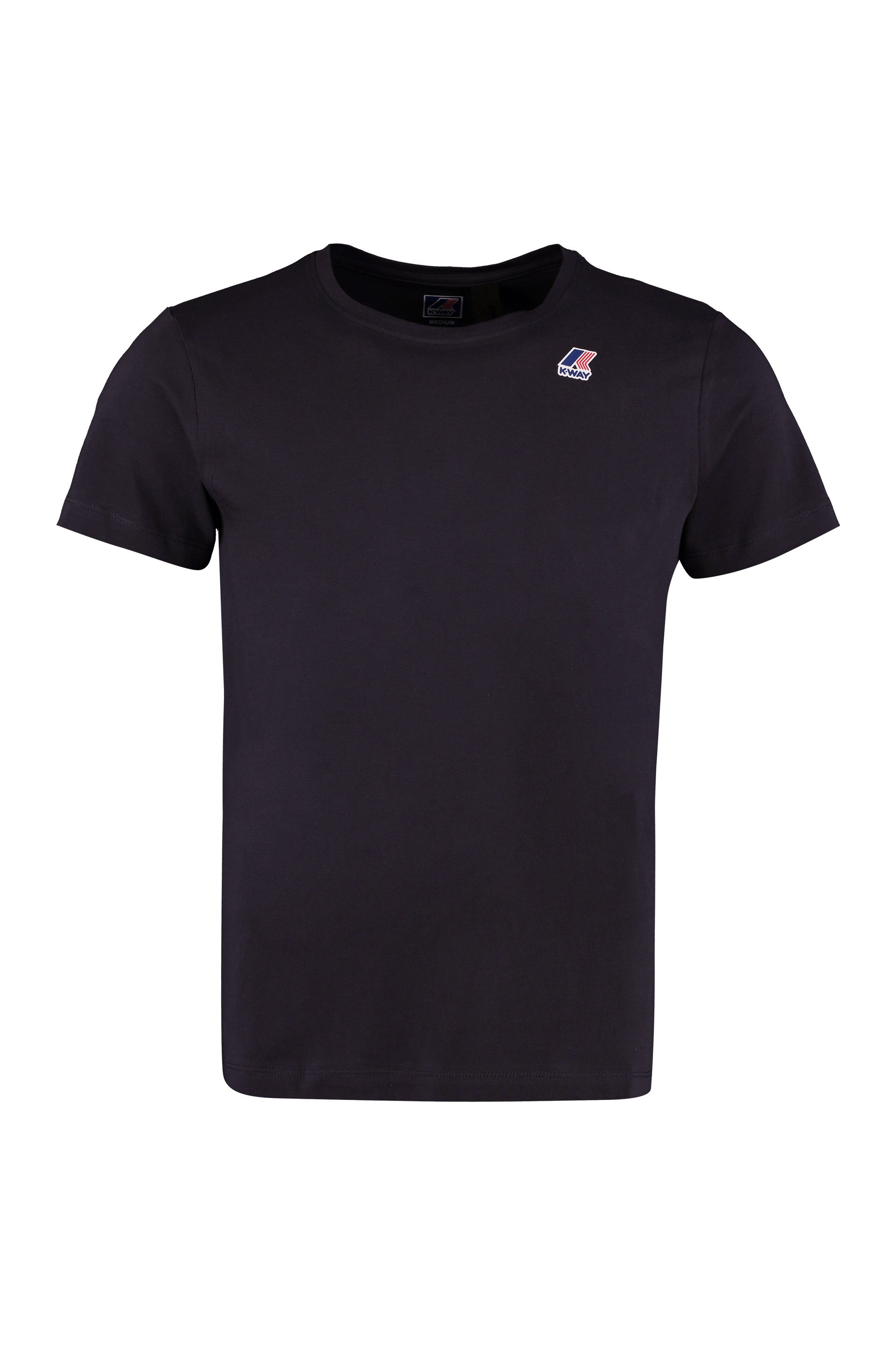 K-WAY Logo Print Cotton T-Shirt
