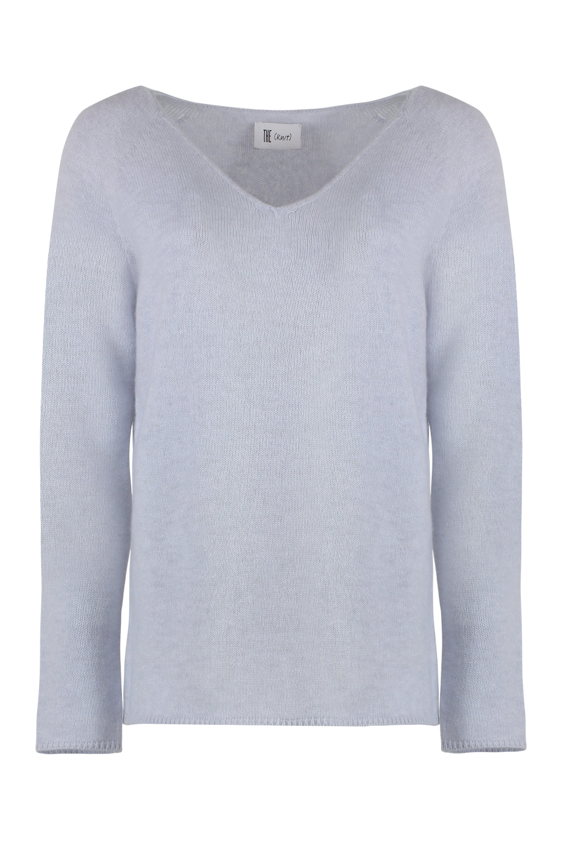 THE (ALPHABET) Cashmere Blend Pullover - V-Neck