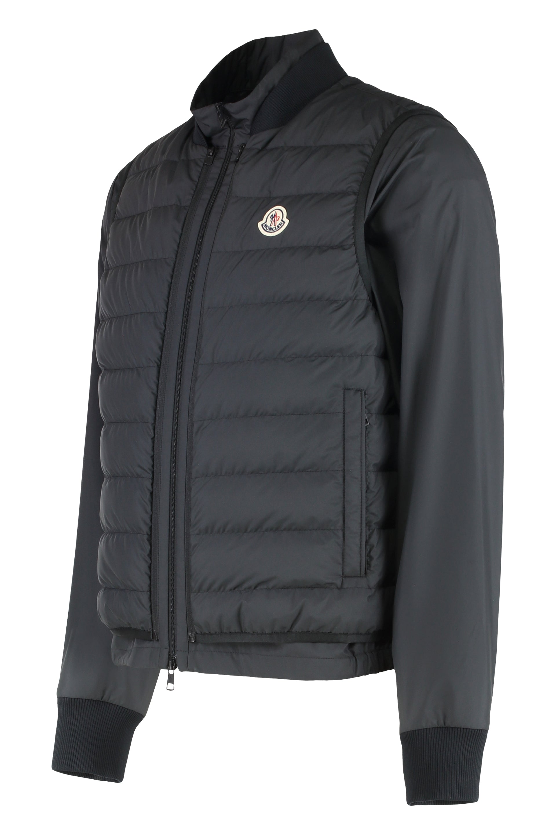 MONCLER Men's Short Down Jacket with Removable Padding