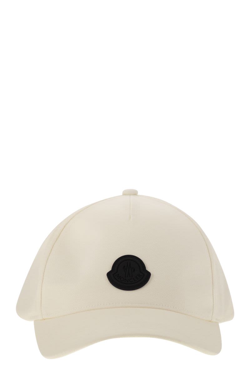 MONCLER Classic Cotton Gabardine Baseball Cap