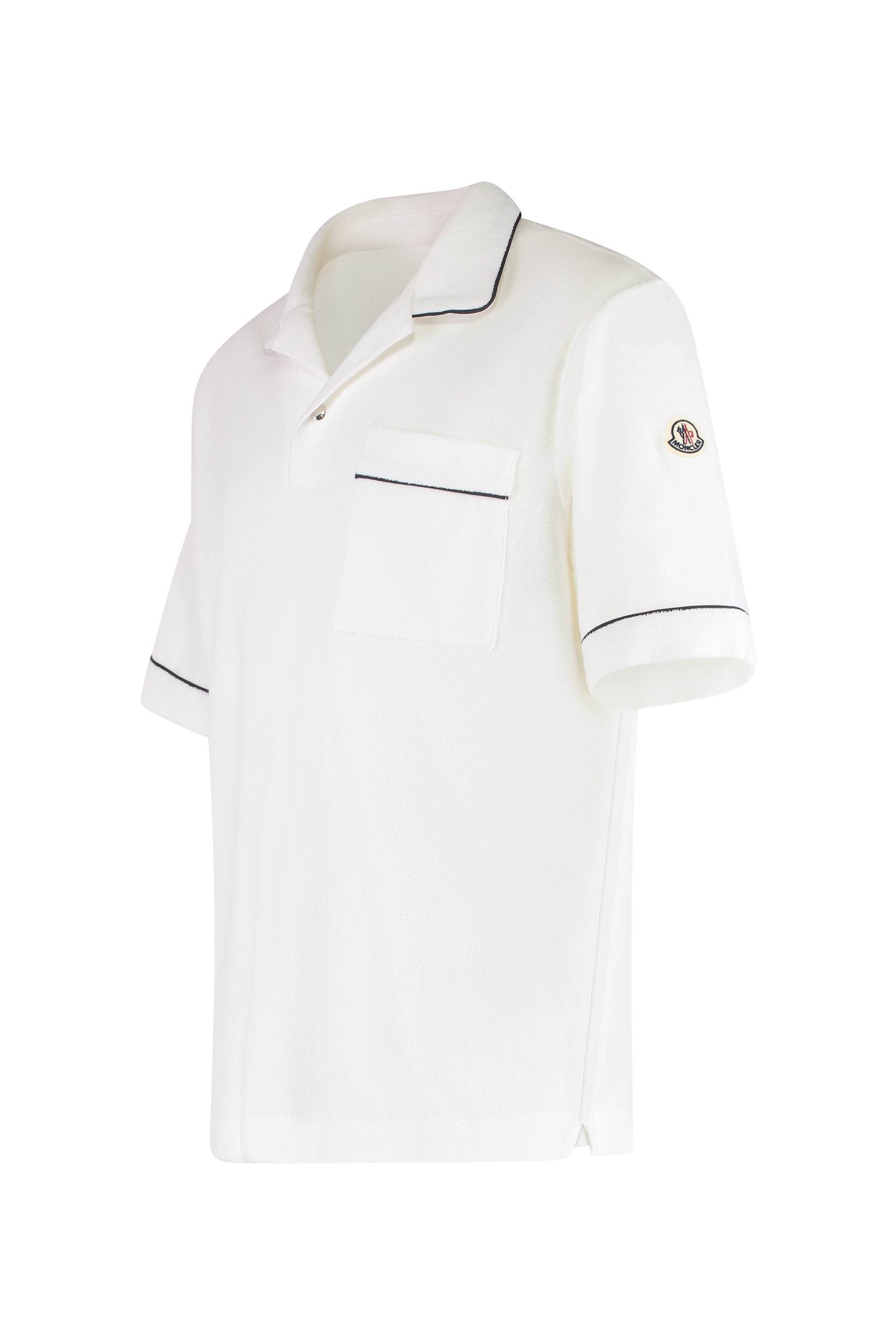 MONCLER Men's Classic Towelling Polo Shirt