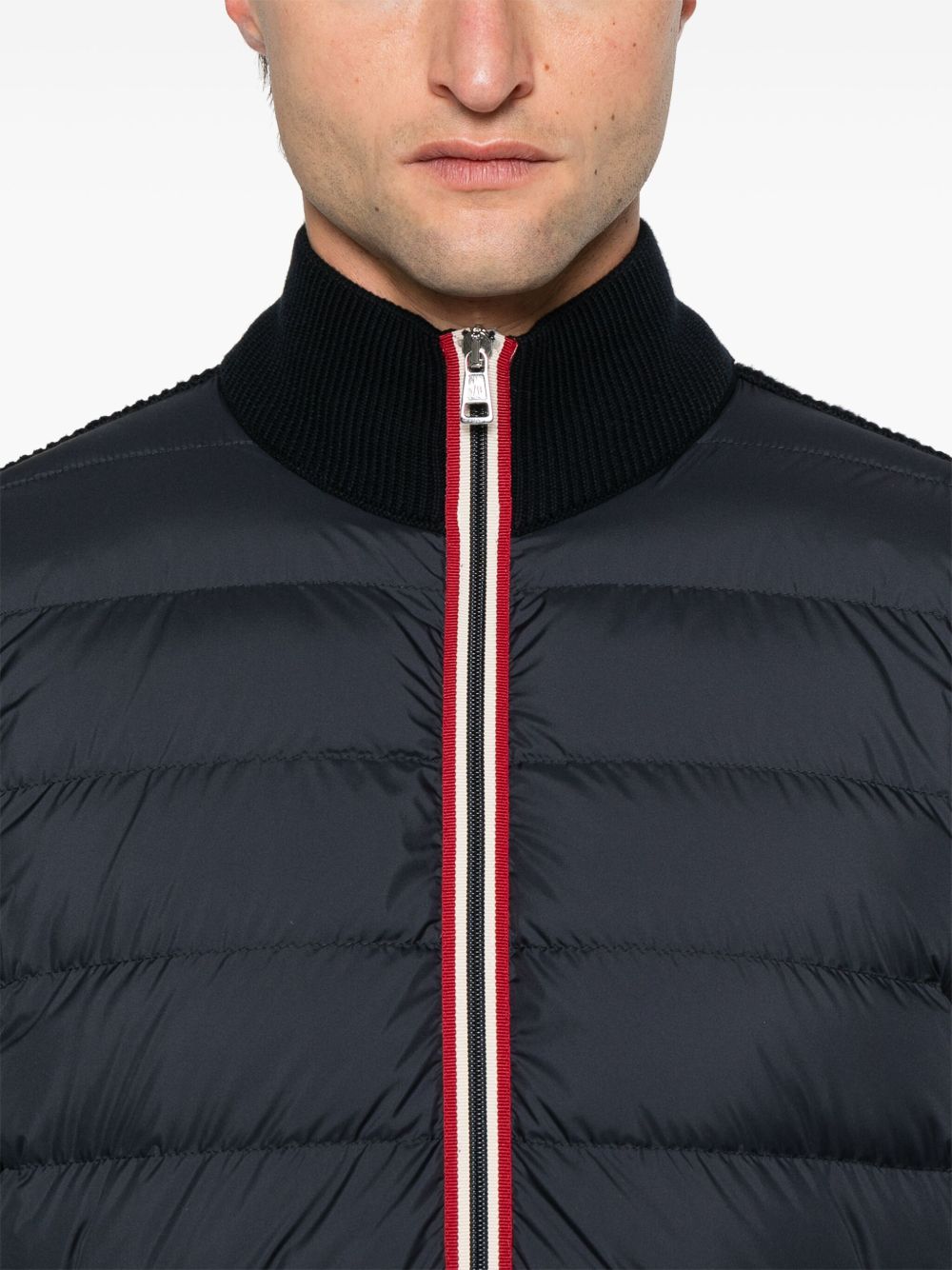 MONCLER Padded Front Panel Cardigan for Men