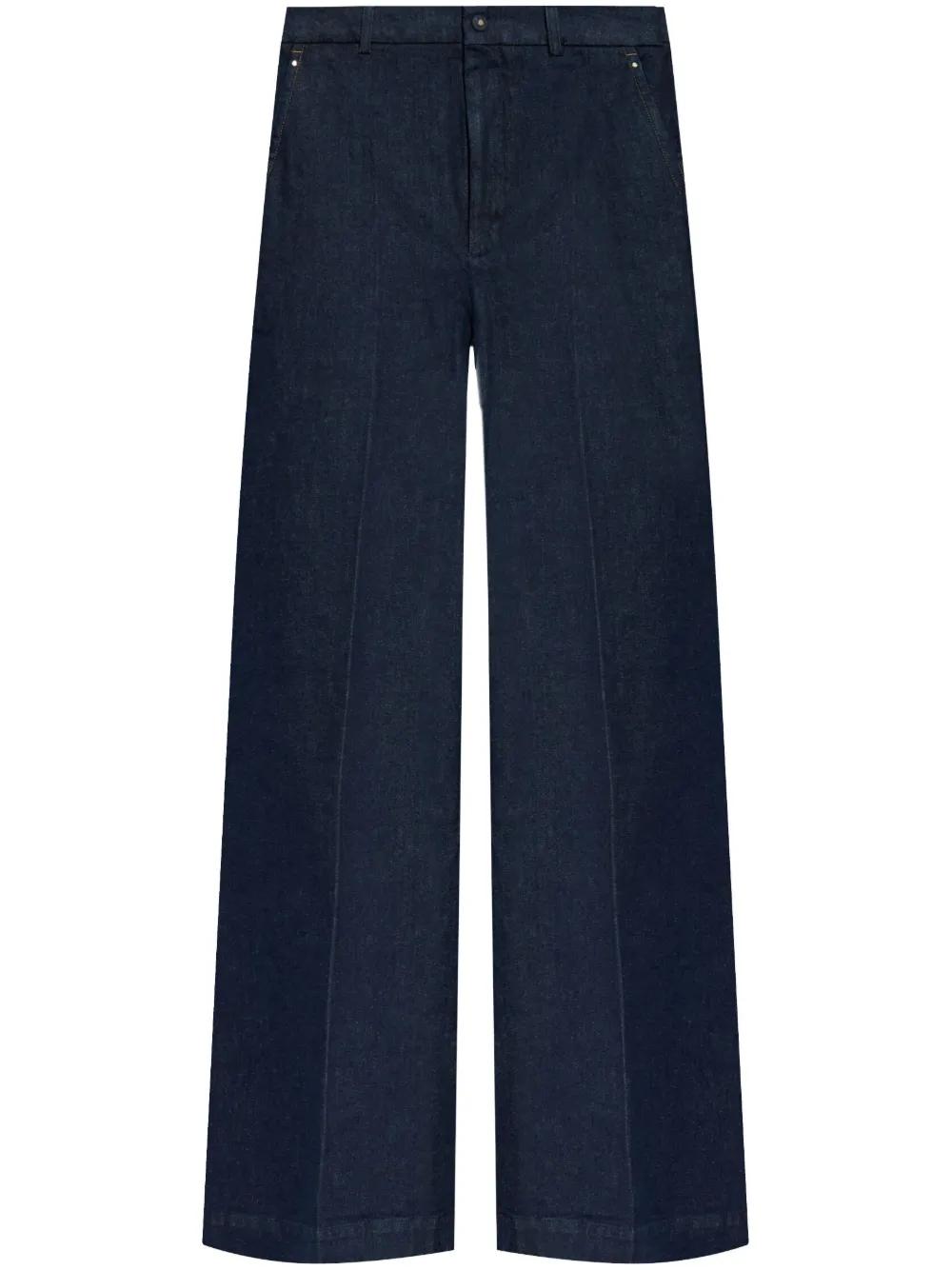 MONCLER High Waisted Denim Jeans for Women