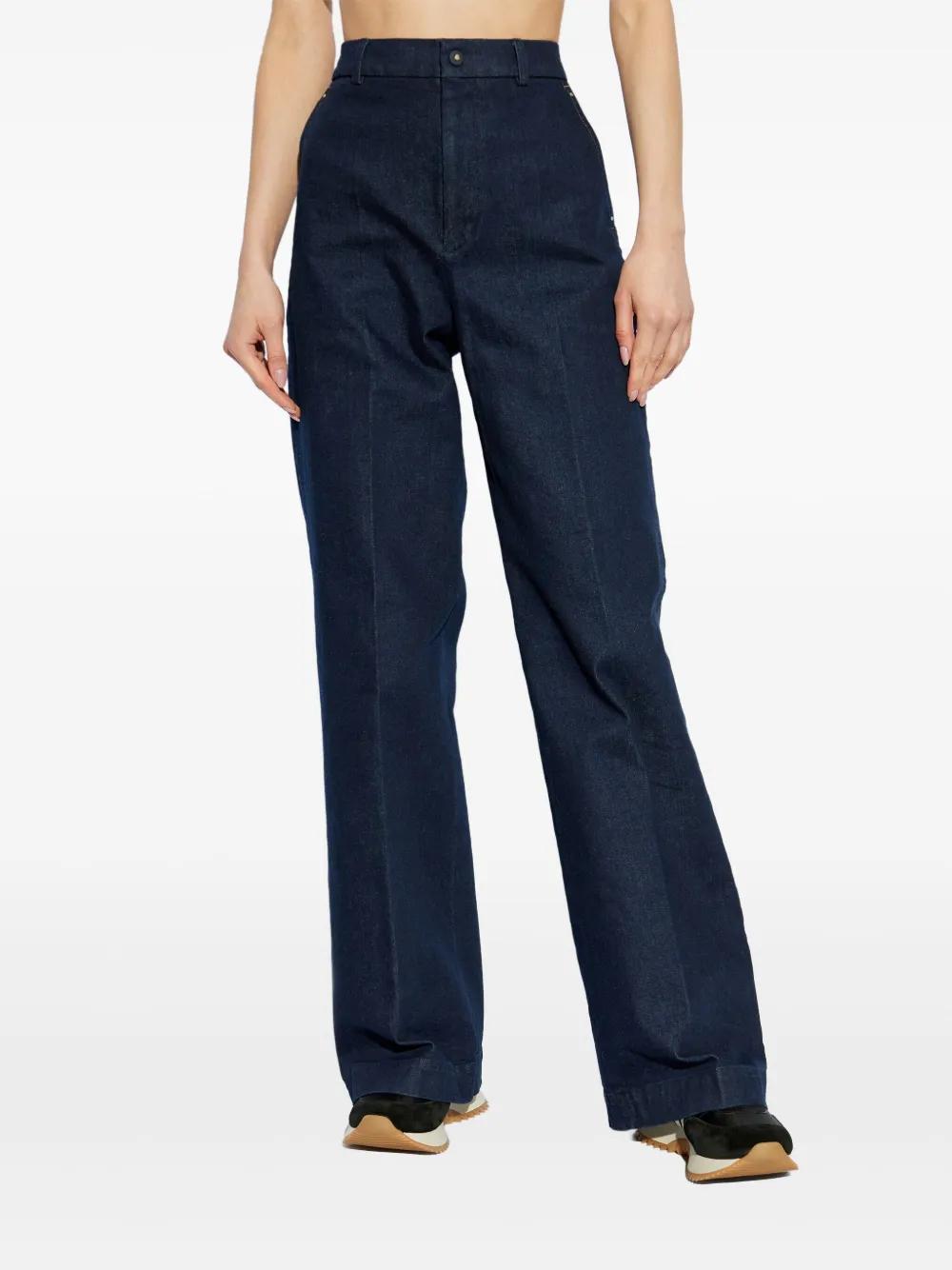 MONCLER Wide-Leg Jeans for Women - SS25