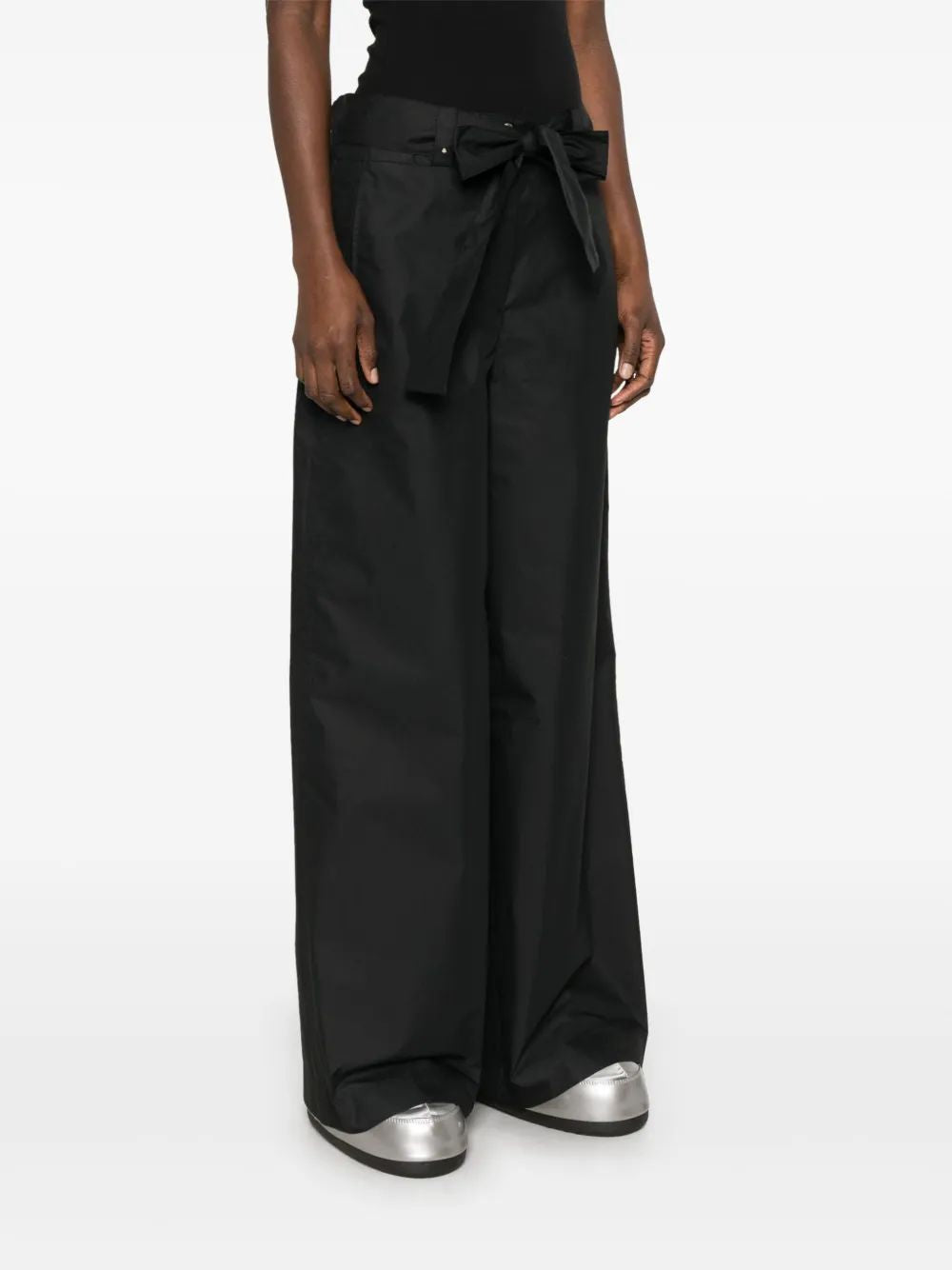 MONCLER Wide-Leg Sports Pants for Women - SS25 Collection