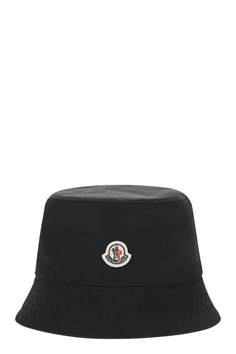 MONCLER Contemporary Mini Cotton Bucket Hat
